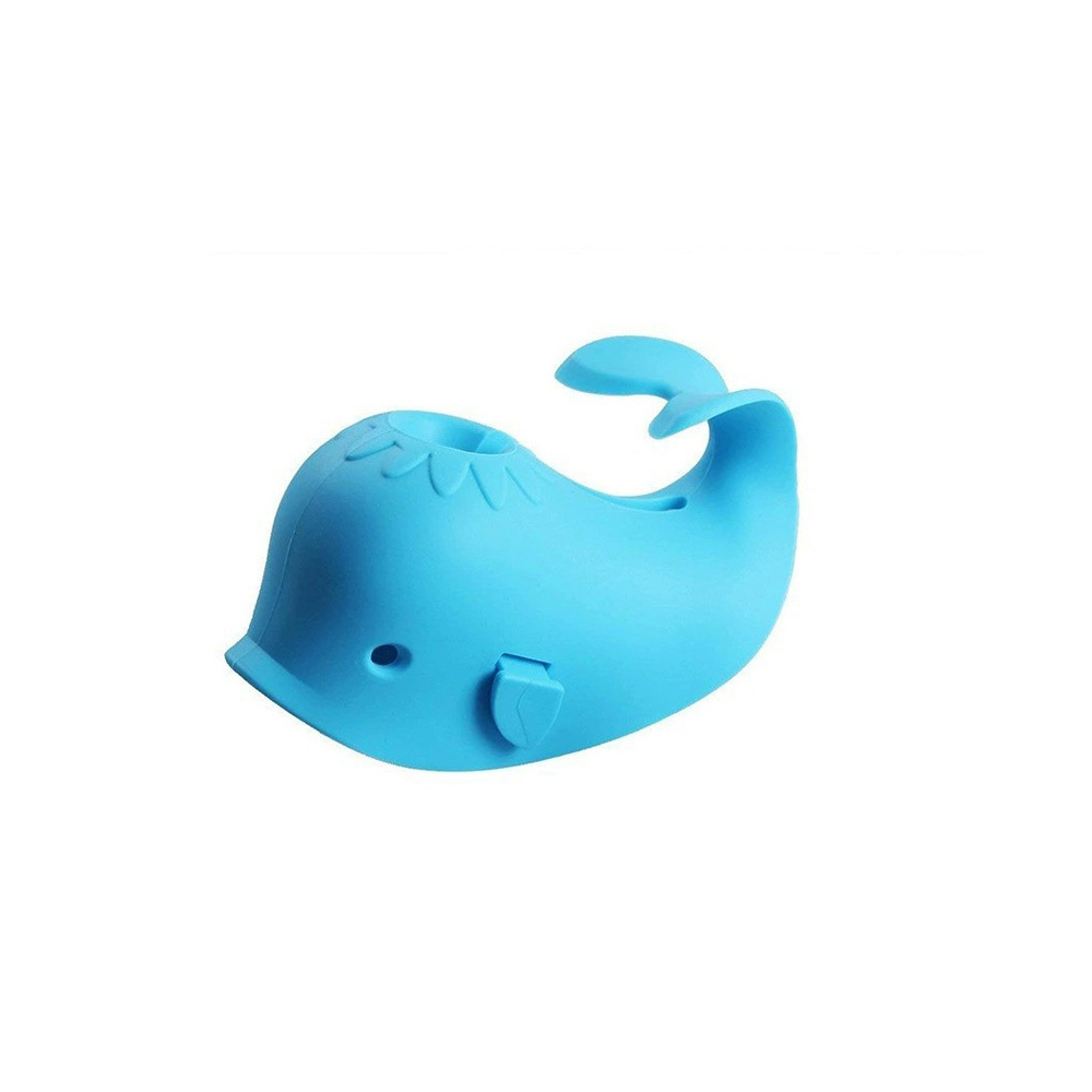 Babybadewannen-armaturenschutz, Weiche Silikon-armaturenabdeckung - Kindersicher, Rutschfest Und Stoßfest, Universelles Badewannenzubehör (blau)