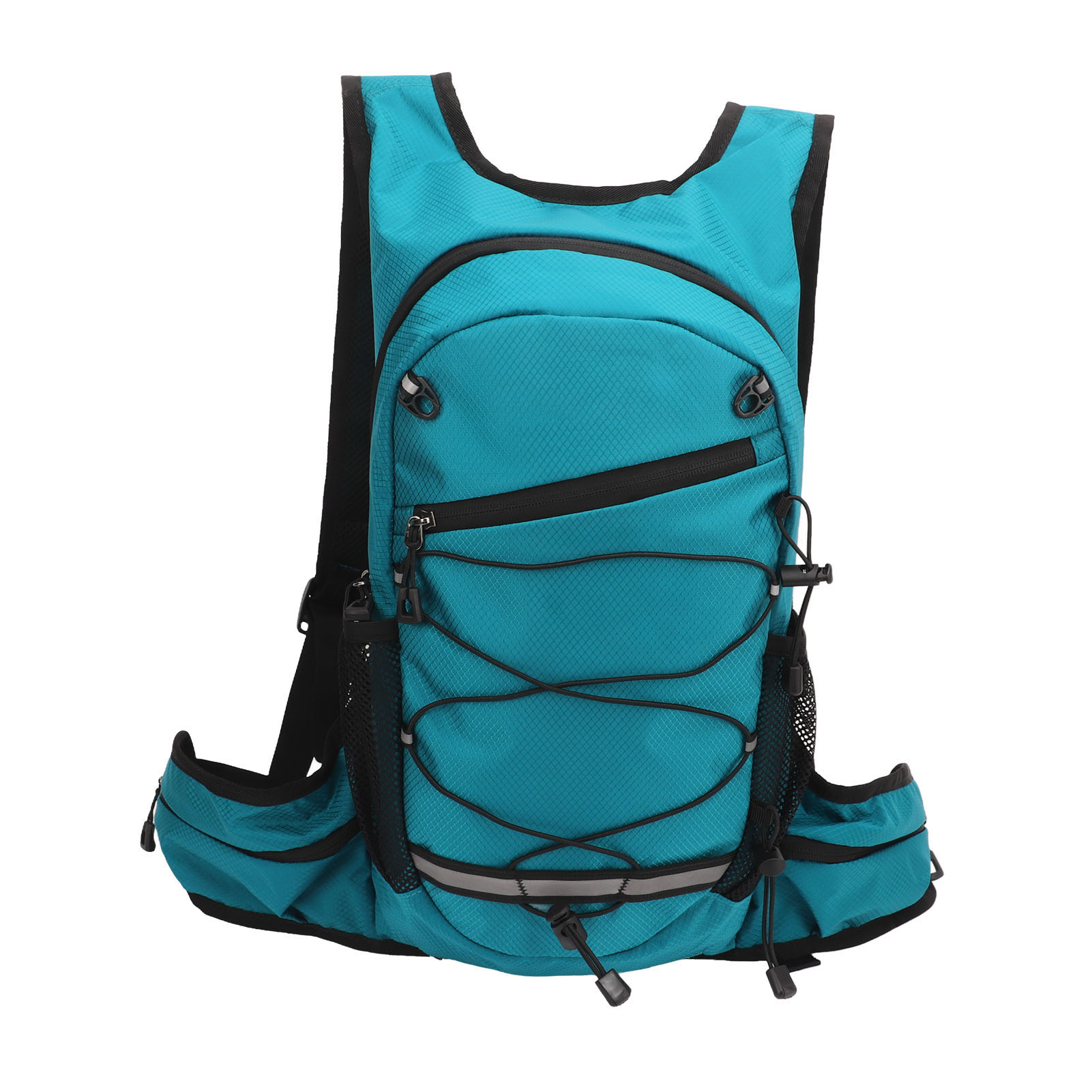 Ultraleichter, Faltbarer, Wasserdichter Nylon-fahrradrucksack Für Radfahren Und Wandern, Blau