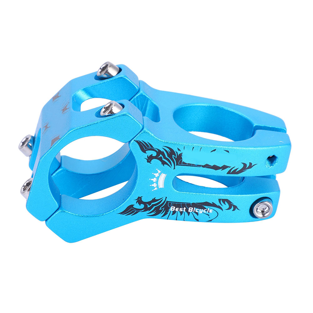 31,8 Mm Hochleistungs-fahrradlenkervorbau Aus Aluminiumlegierung Für Mountainbikes Und Rennräder, Blau