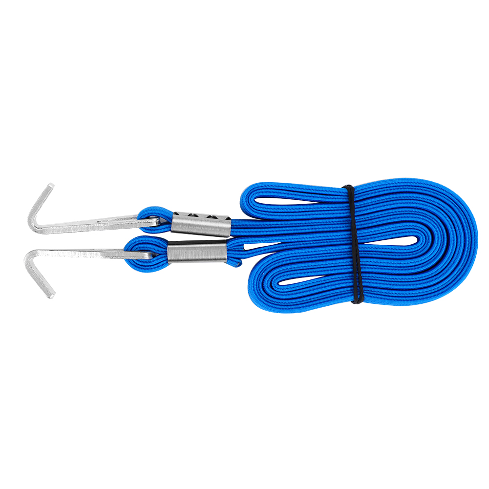 Duuti Elastisches Stretchband Mit Haken Für Fahrräder Und Outdoor-ausrüstung (blau)