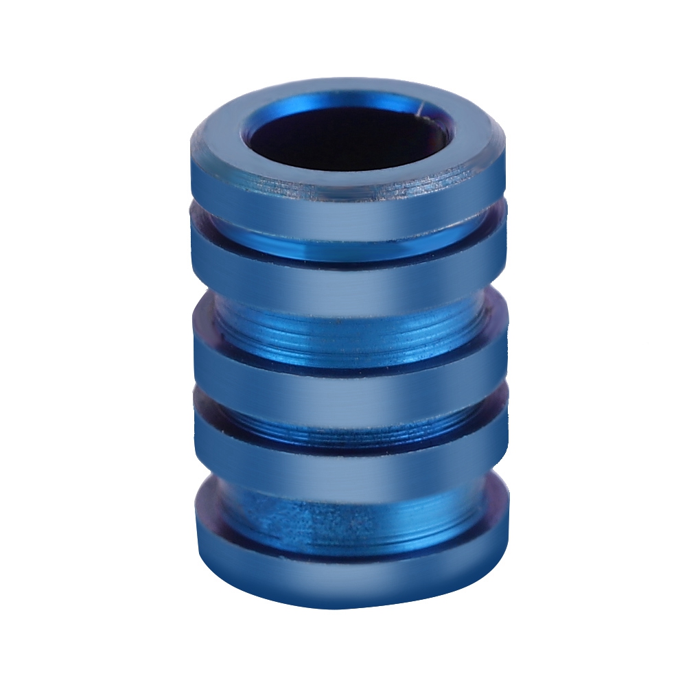Tc4 Titanlegierungs-messerperle Für Paracord, Große Blaue Größe, Outdoor-zubehör