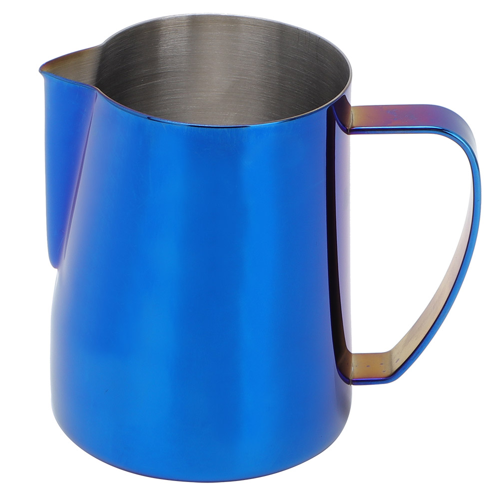 600-ml-milchkännchen Aus Edelstahl Für Kaffeeschaum Und Latte Art, Blau