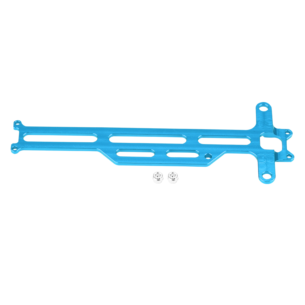 Cnc-gefräste Funkhalterung Aus Aluminiumlegierung Für Fs 1/18 Rc Monstertruck (blau)
