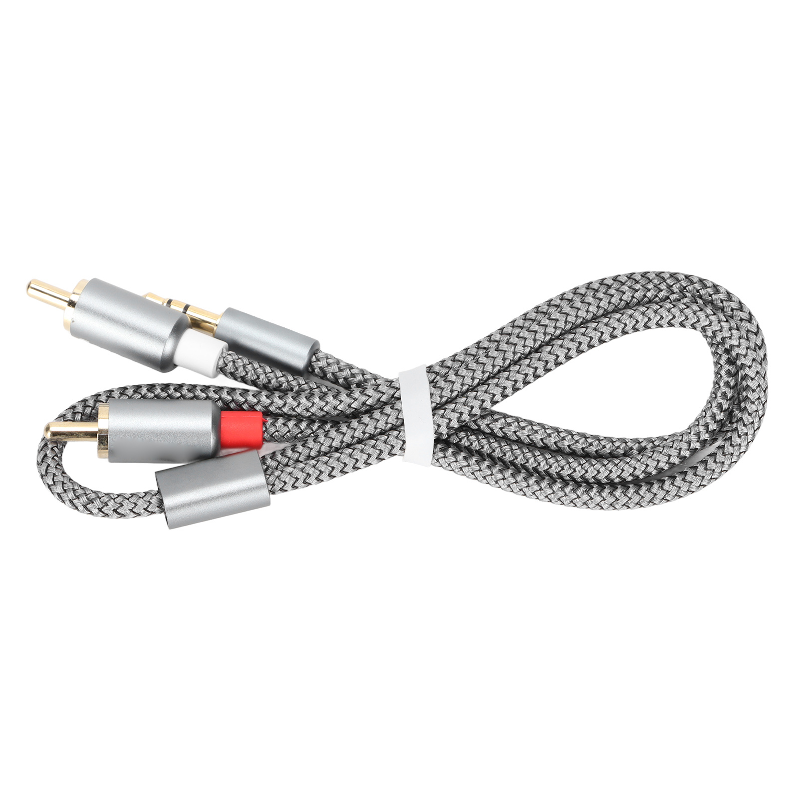 3,5-mm-klinke Auf 2 Cinch-hochleistungs-audiokabel Für Pc Und Laptop