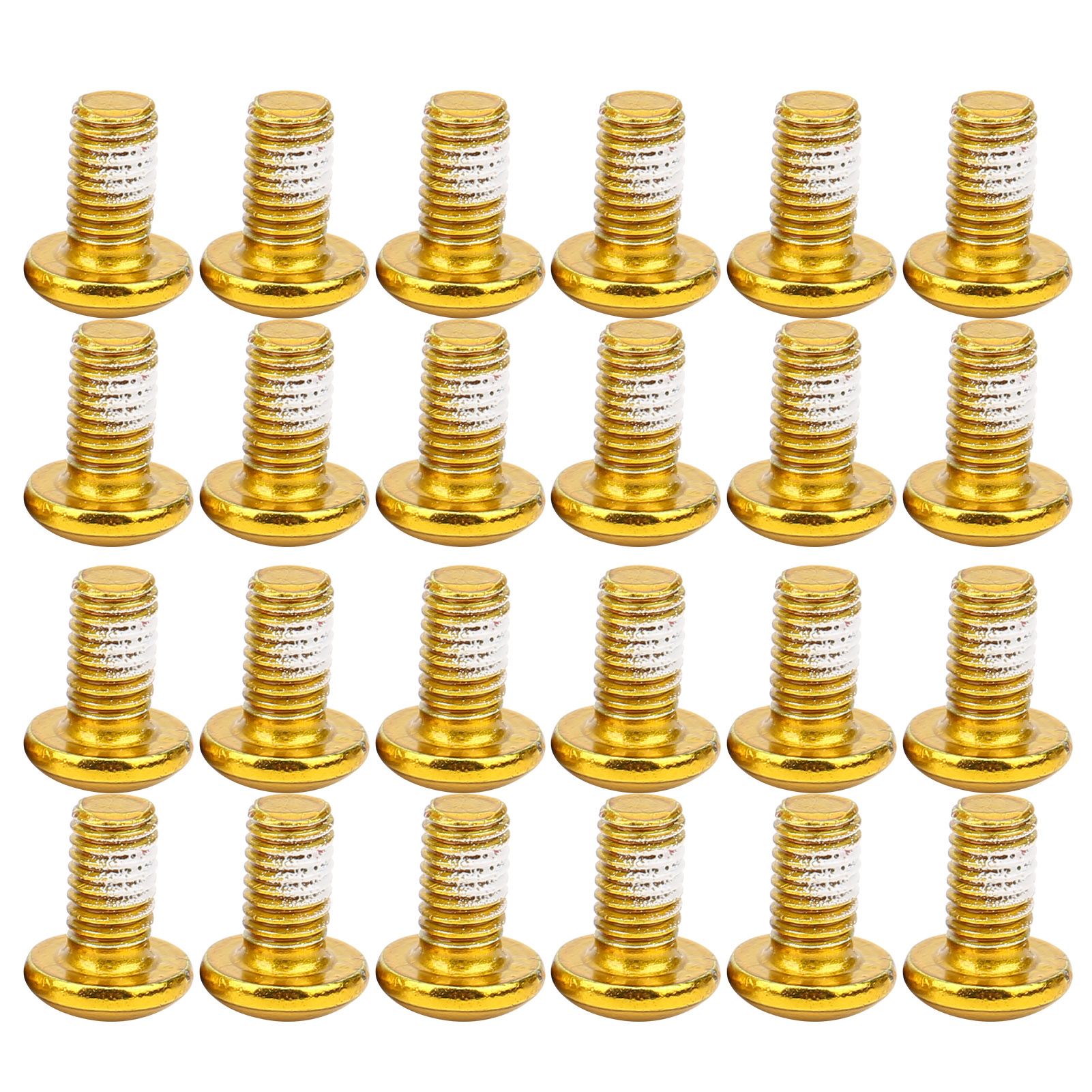 24 Stück Ztto T25 M5x10mm Fahrrad-scheibenbremsschrauben, Verschleißfest, Gold