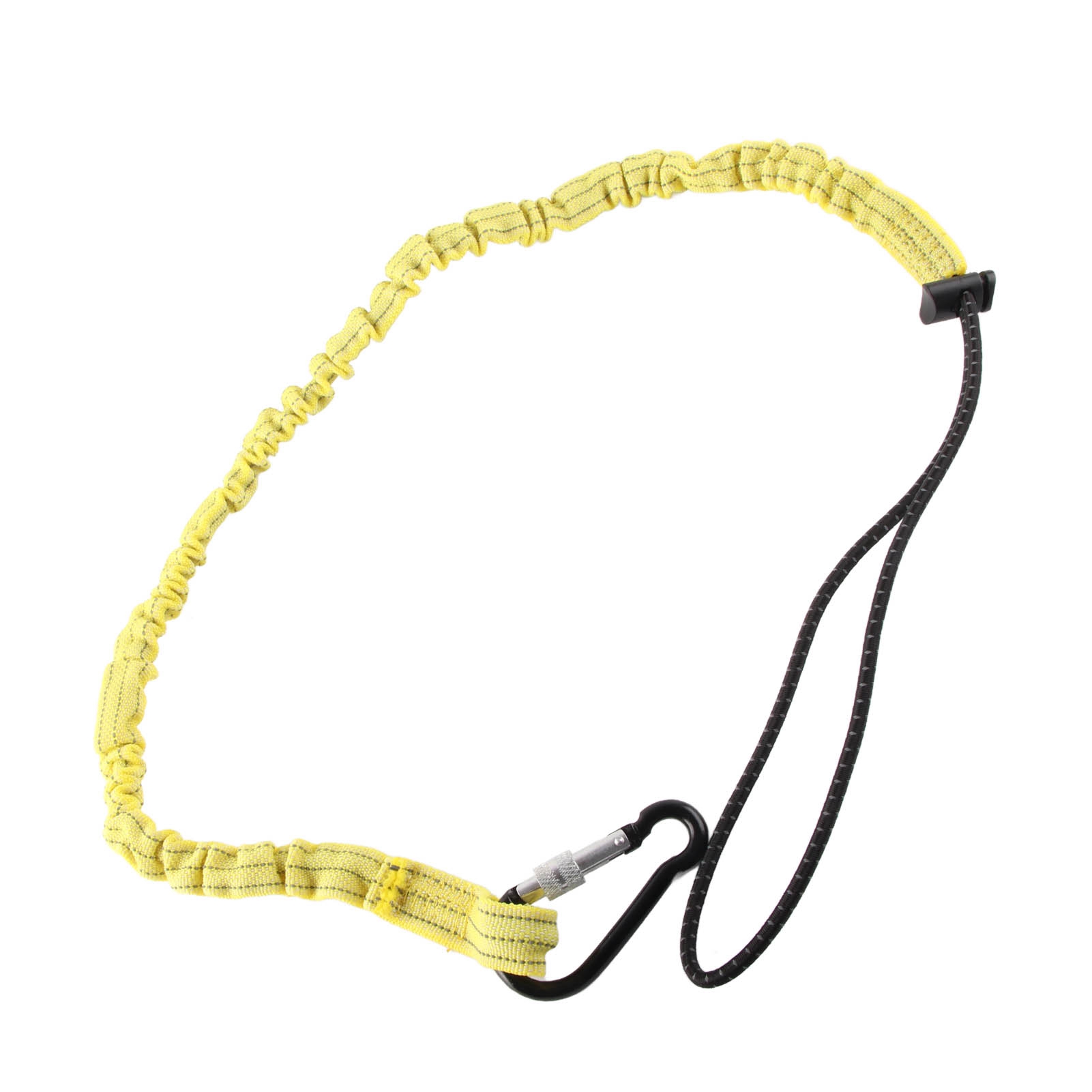 Werkzeugsicherungsgurt Aus Nylon Mit Kletterkarabiner Und Robustem Gelbem Seil