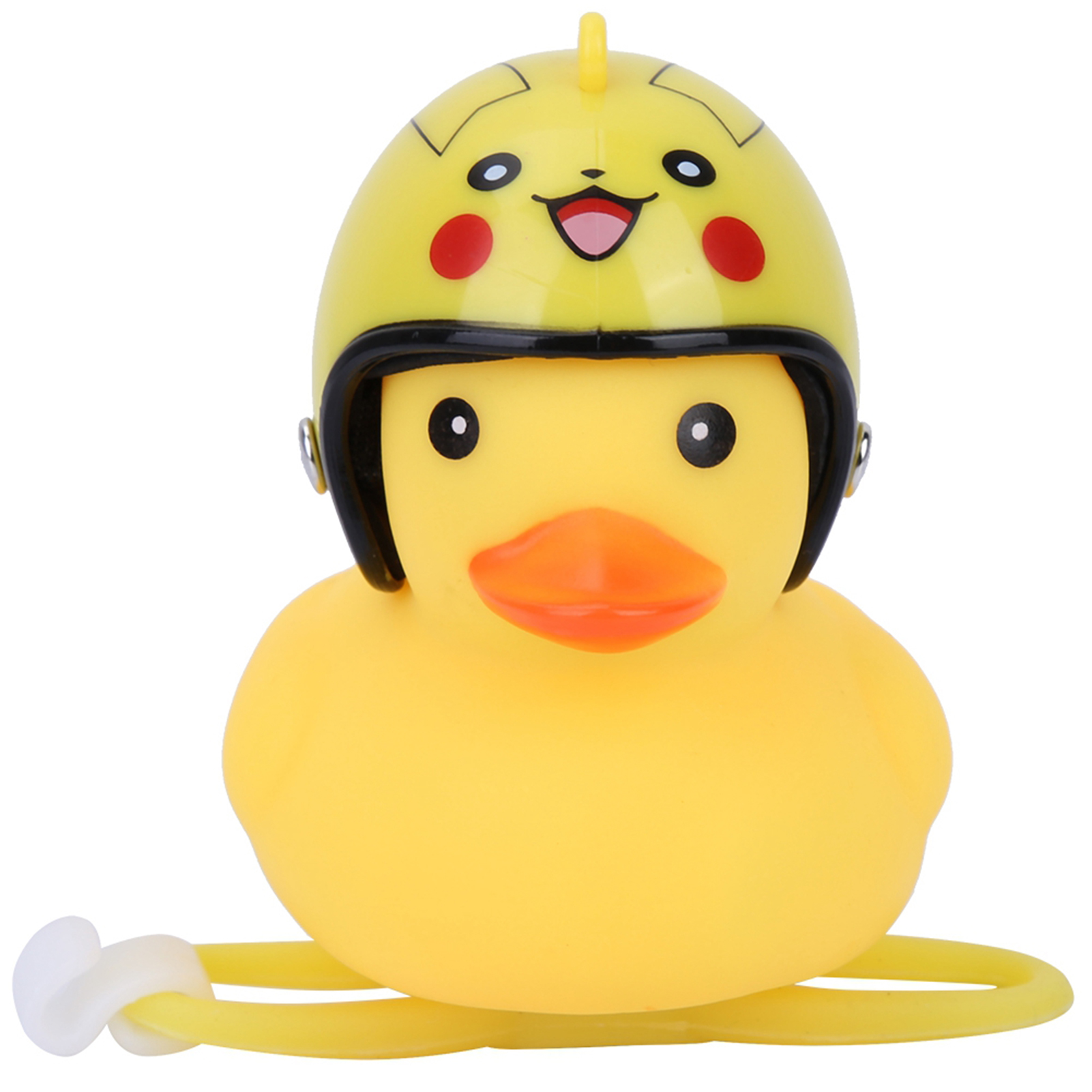 Gelbe Ente Mit Licht- Und Tonwarnung Für Motorradhelme, Fahrradzubehör (pikachu)