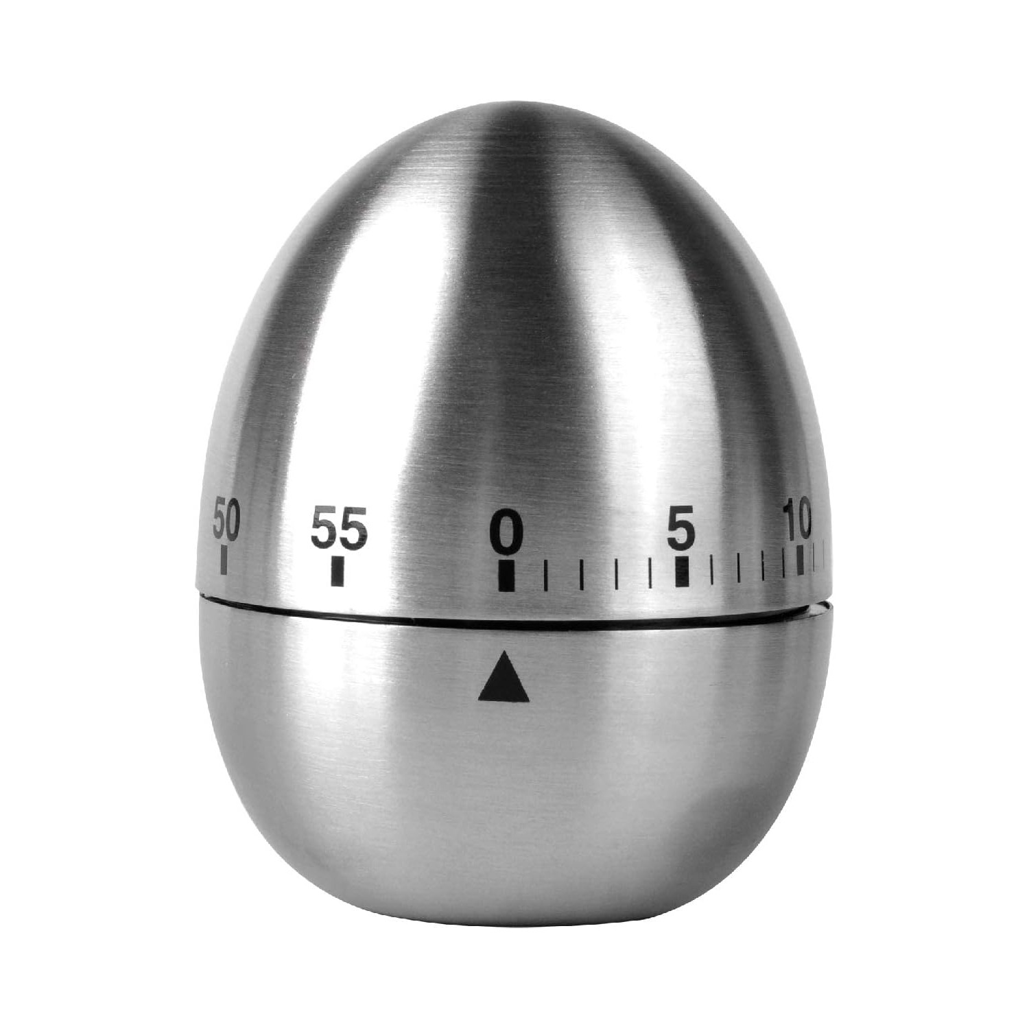 Mechanischer Aufzieh-küchentimer – Niedlicher Drehwecker Für Die Küche, 60 Minuten Laufzeit (silber)