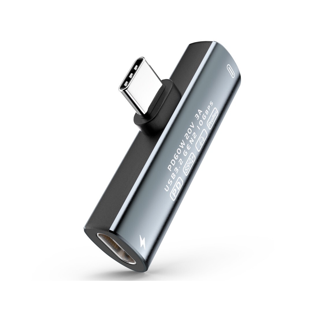 Usb-c-zu-usb-c-adapter – 60-w-schnellladung Und 10-gbit/s-datenübertragung