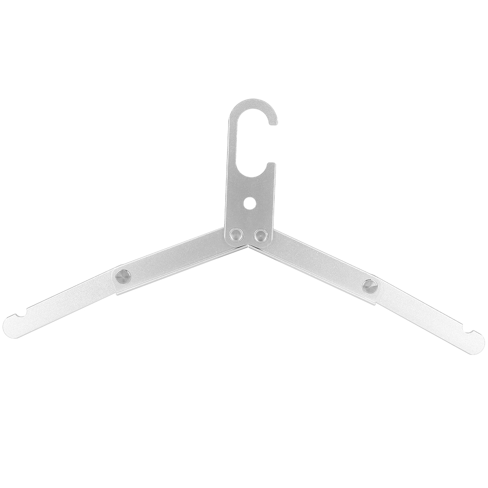 Zusammenklappbarer Handtuchhalter Für Den Außenbereich Aus Aluminiumlegierung, Tragbarer, Rutschfester Wäscheständer (silber)