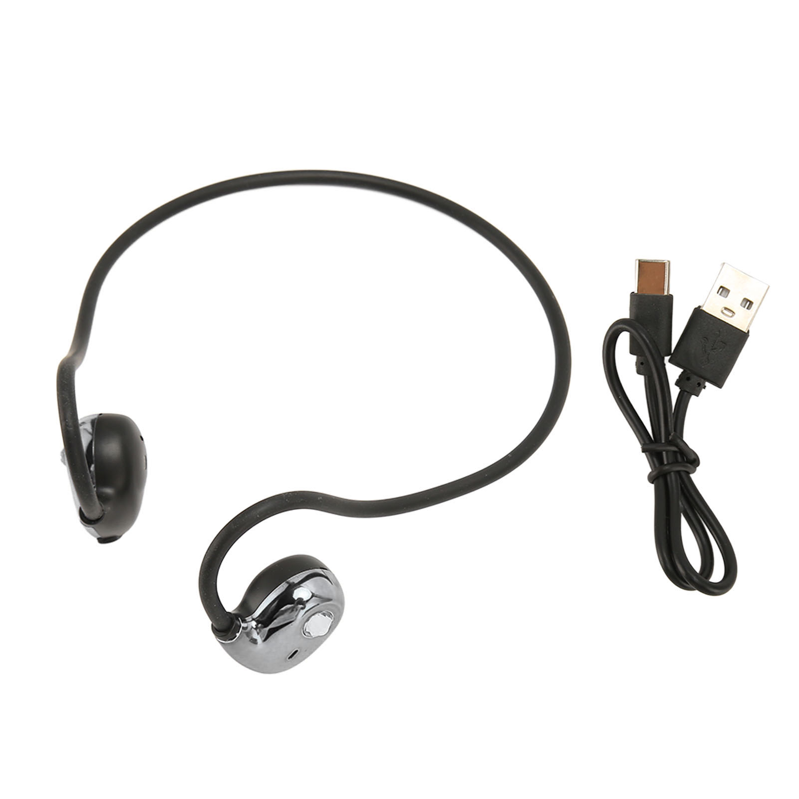 Bluetooth 5.3 Sportkopfhörer Mit Knochenleitung, Offene Kabellose Ohrhörer Zum Laufen, Radfahren, Wandern Und Autofahren – Grau