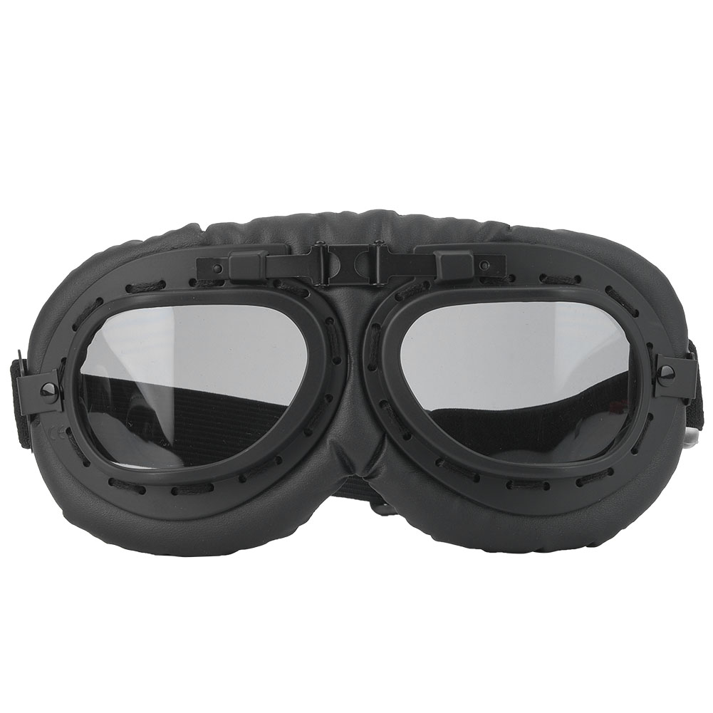 Motorradbrille Mit Farbigen Gläsern Und Sandabweisender Windschutzscheibe (grau)