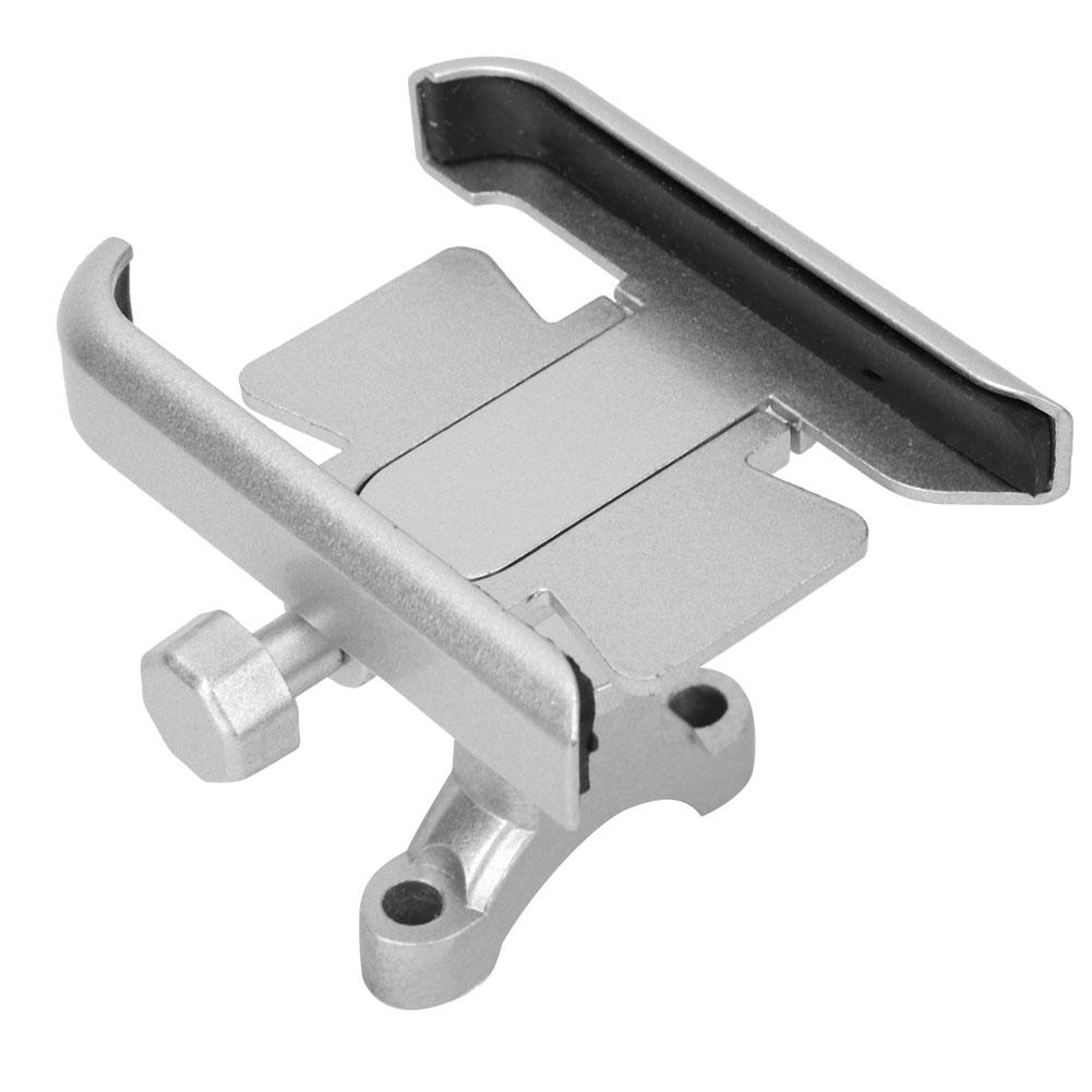 Universelle Handyhalterung Für Motorrad- Und Fahrradlenker (silber)