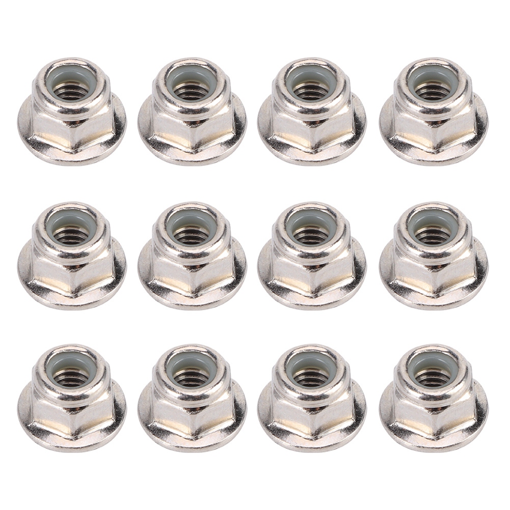 12 Stück 4 Mm Anti-rutsch-radmuttern Für 1/10 Rc-cars Axial Traxxas Trx4 Trx6 Scx10 (silber)