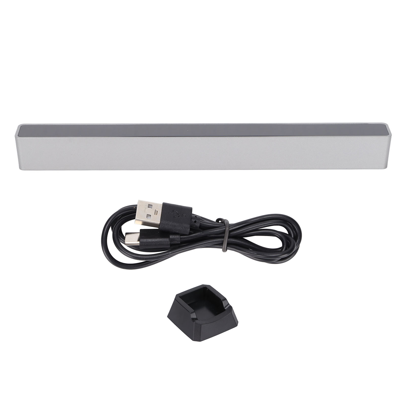 Rgb-led-partylicht Mit Sprachsteuerung, Geräuschunterdrückung Und Audioaktivierung Über Usb-c – Grau