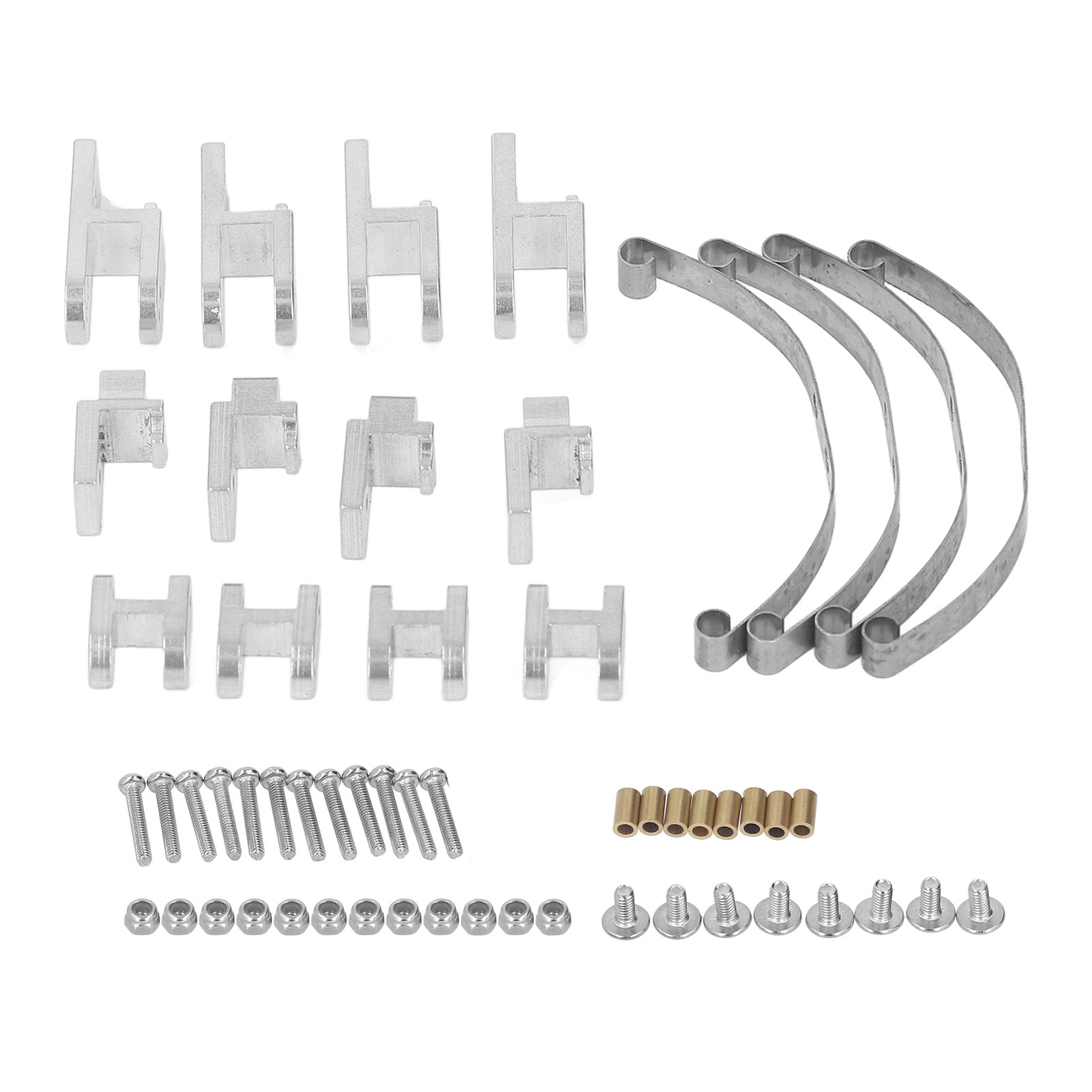 Blattfeder Aus Aluminiumlegierung Für Die Aufhängung, Kompatibel Mit Wpl B4 24 1/16 Rc-car, Silber