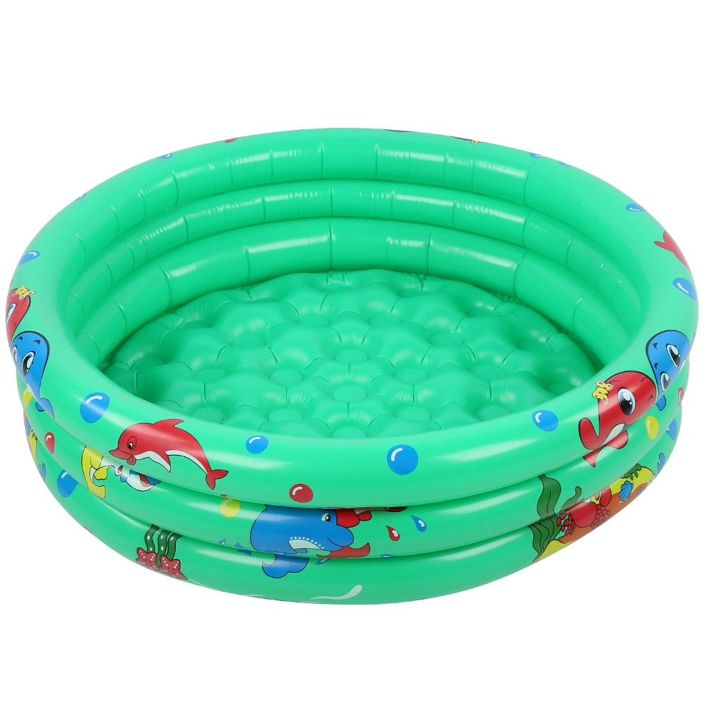 Rundes, Aufblasbares Baby-/kinderbecken, 90 Cm, Grün – Tragbares Becken Für Drinnen Und Draußen, Wasserspielzeug Für Mädchen Und Jungen