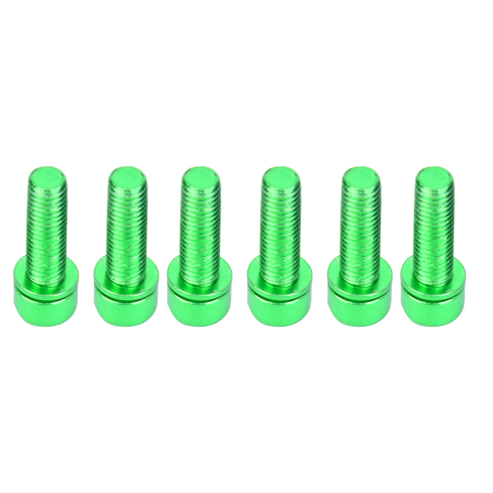 Stück M5x25mm Titanlegierungsschrauben Für Fahrradflaschenhalter-zubehör (grün)