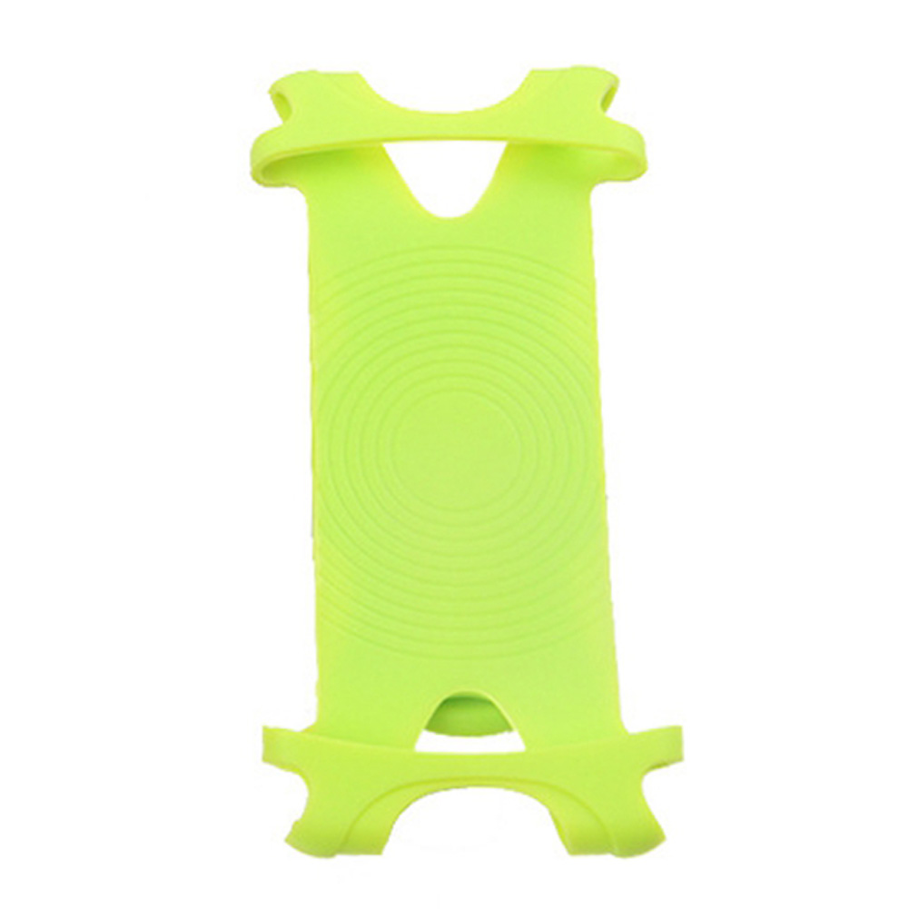 Rutschfester Und Sturzsicherer Fahrrad-handyhalter Mit Silikon-lenkerhalterung (grün)