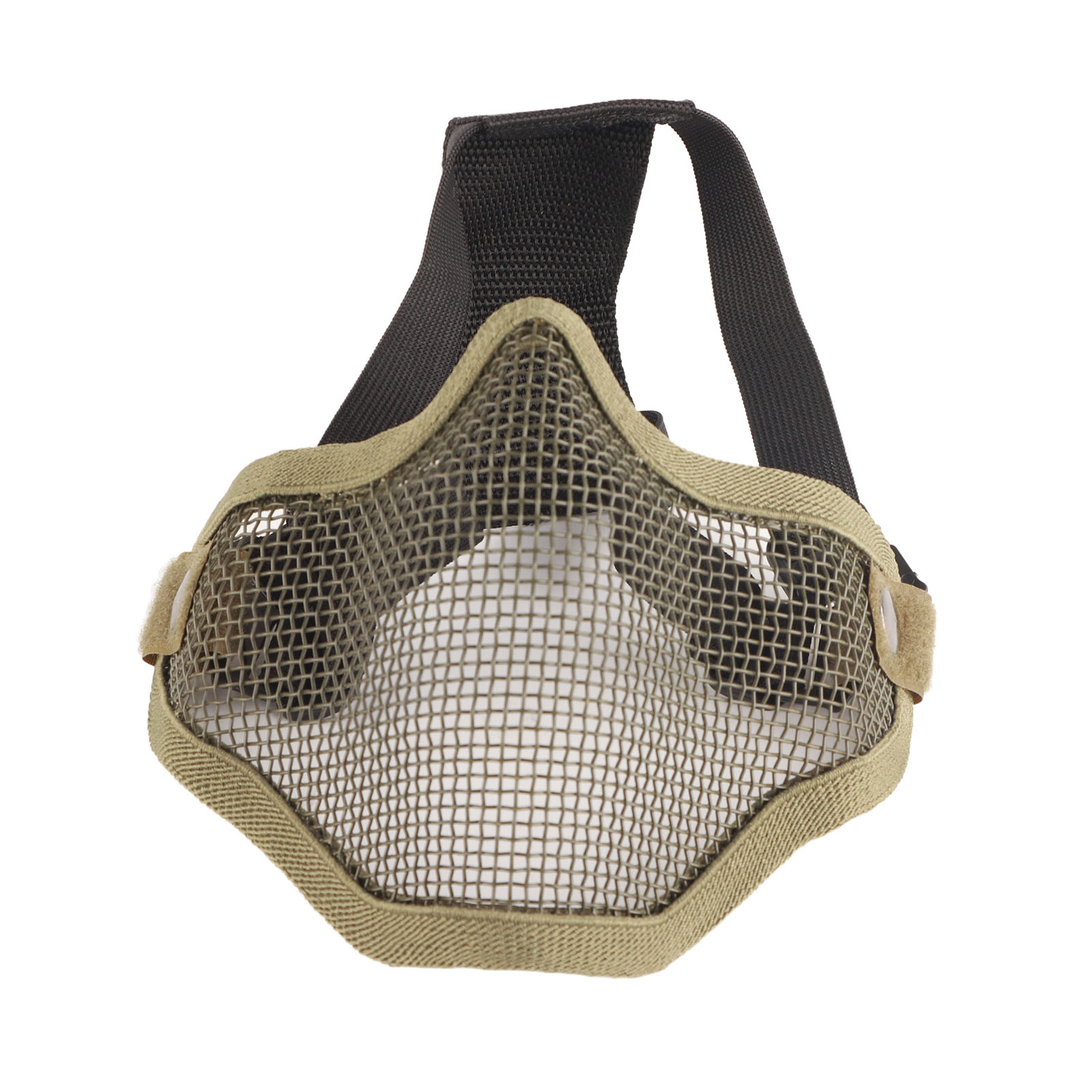 Gesichtsschutz Aus Stahlgewebe, Ansprechendes Design, 54–62 Cm, Für Outdoor-aktivitäten, Grün