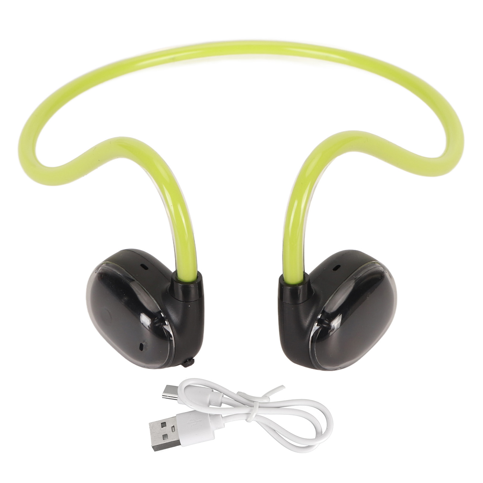 Kabellose Bluetooth 5.3 Sportkopfhörer Mit Geräuschunterdrückung, Ipx4 Wasserdicht, Zwei Mikrofone Fürs Laufen, Offenes Design, Grün