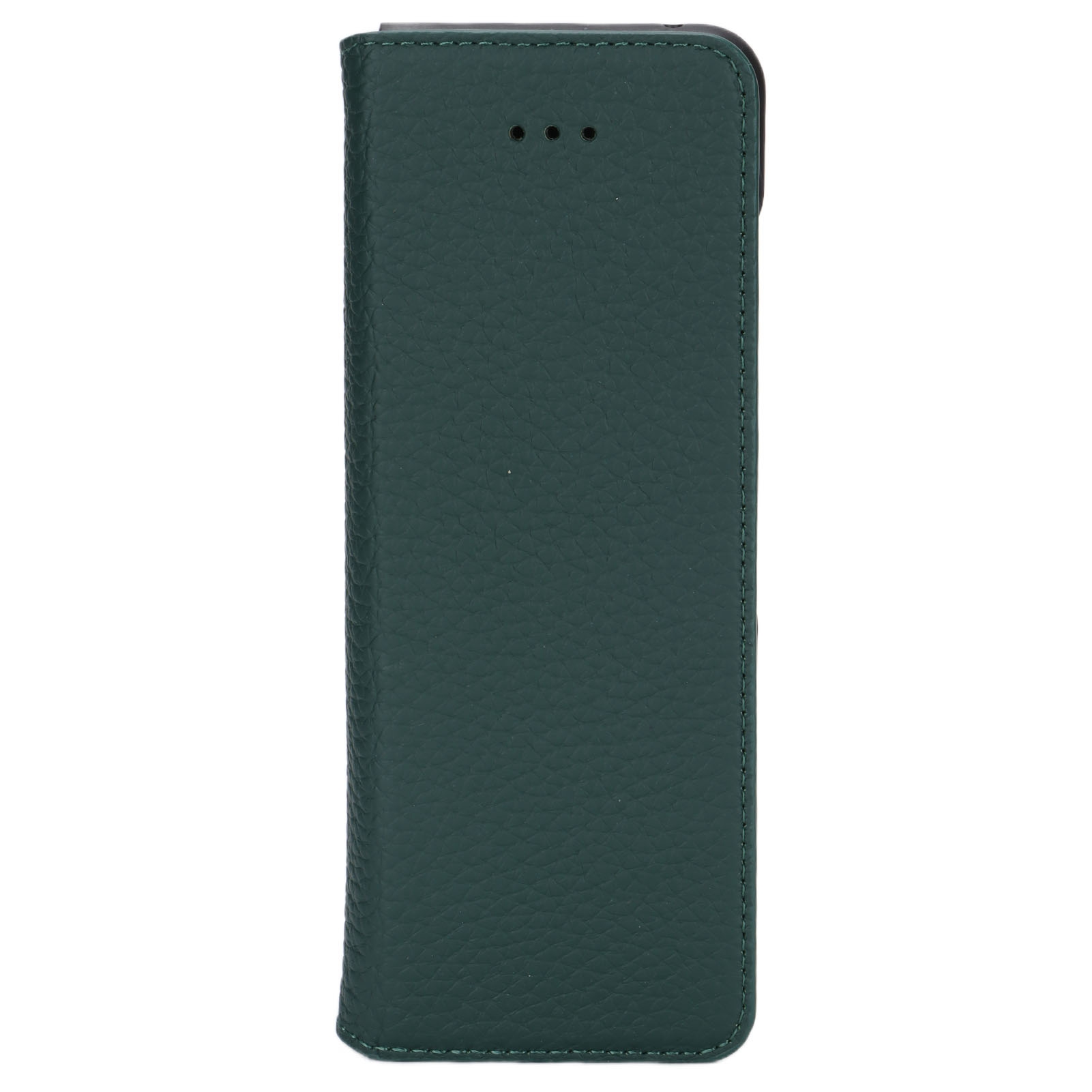 Elegante 360°-schutzhülle Aus Leder Mit Genarbter Textur Für Samsung (grün)