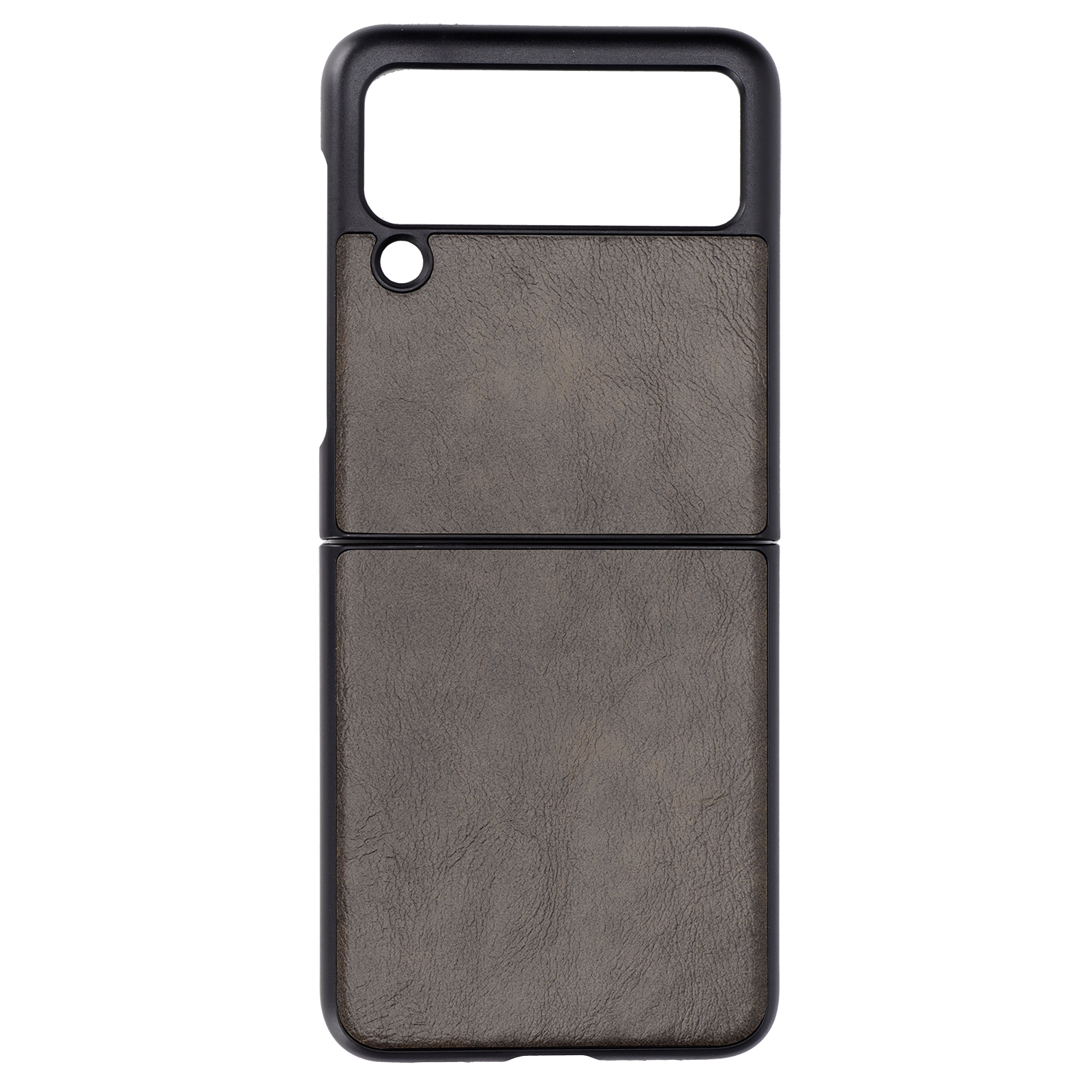 Schutzhülle Im Militärstil Aus Kunstleder Für Samsung Galaxy Z Flip 3 – Armeegrün