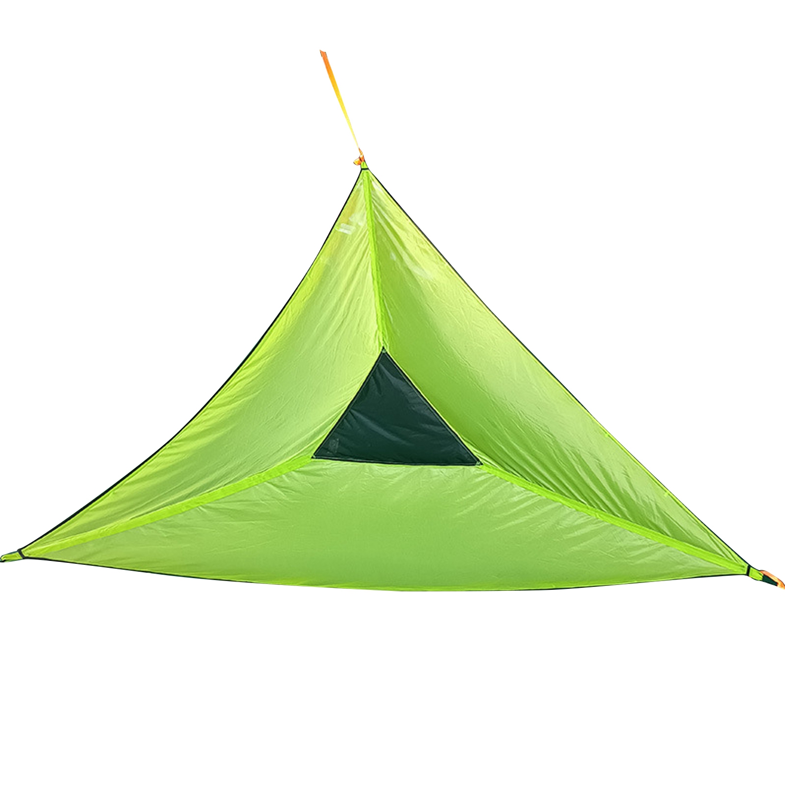 Tragbare Dreieckige Hängematte Für 3 Personen - Ideal Für Camping, Angeln Und Outdoor-aktivitäten (grün)