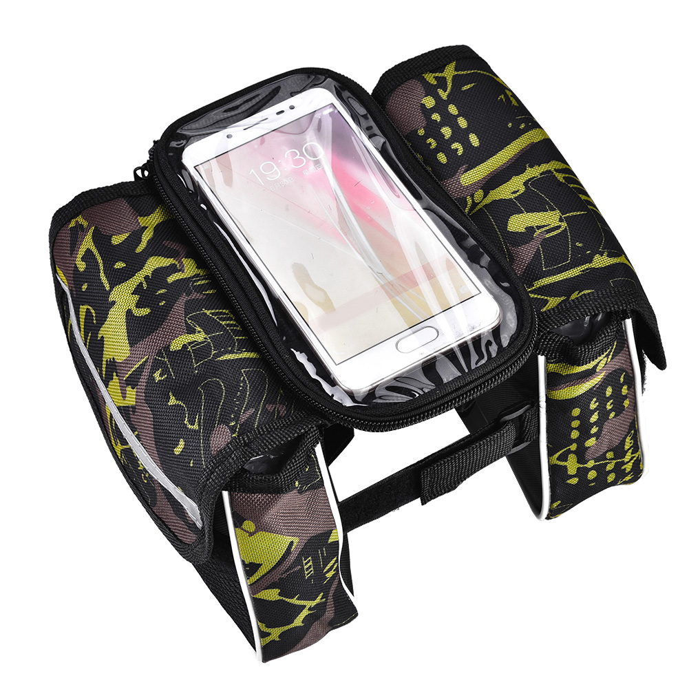 Wasserdichte Fahrradlenkertasche Für Mobiltelefone, Fahrradzubehör (grün)