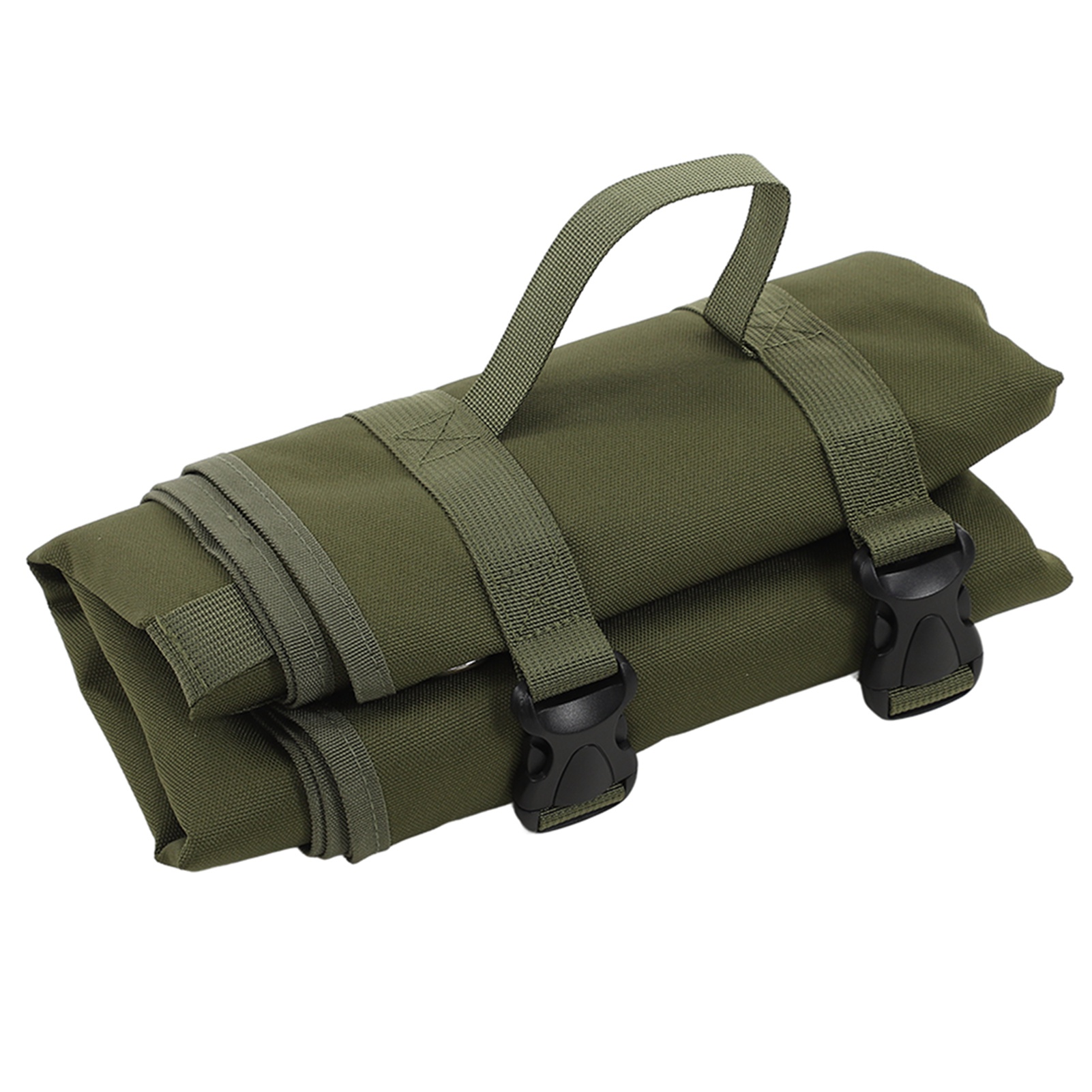 Tragbare, Wasserdichte Strandmatte Aus 900d Nylon, Weich Und Bequem Für Picknicks Und Camping, Grün Mit Metallösen