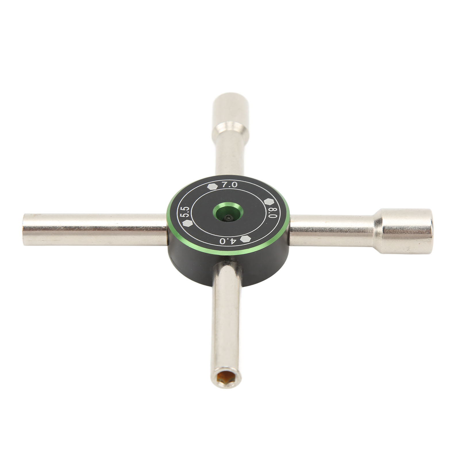 4-wege-universal-elektroschlüssel Für Schaltschränke, Aufzugstüren, Wasserzähler Und Ventile – 4, 5,5, 7, 8 Mm – Grün