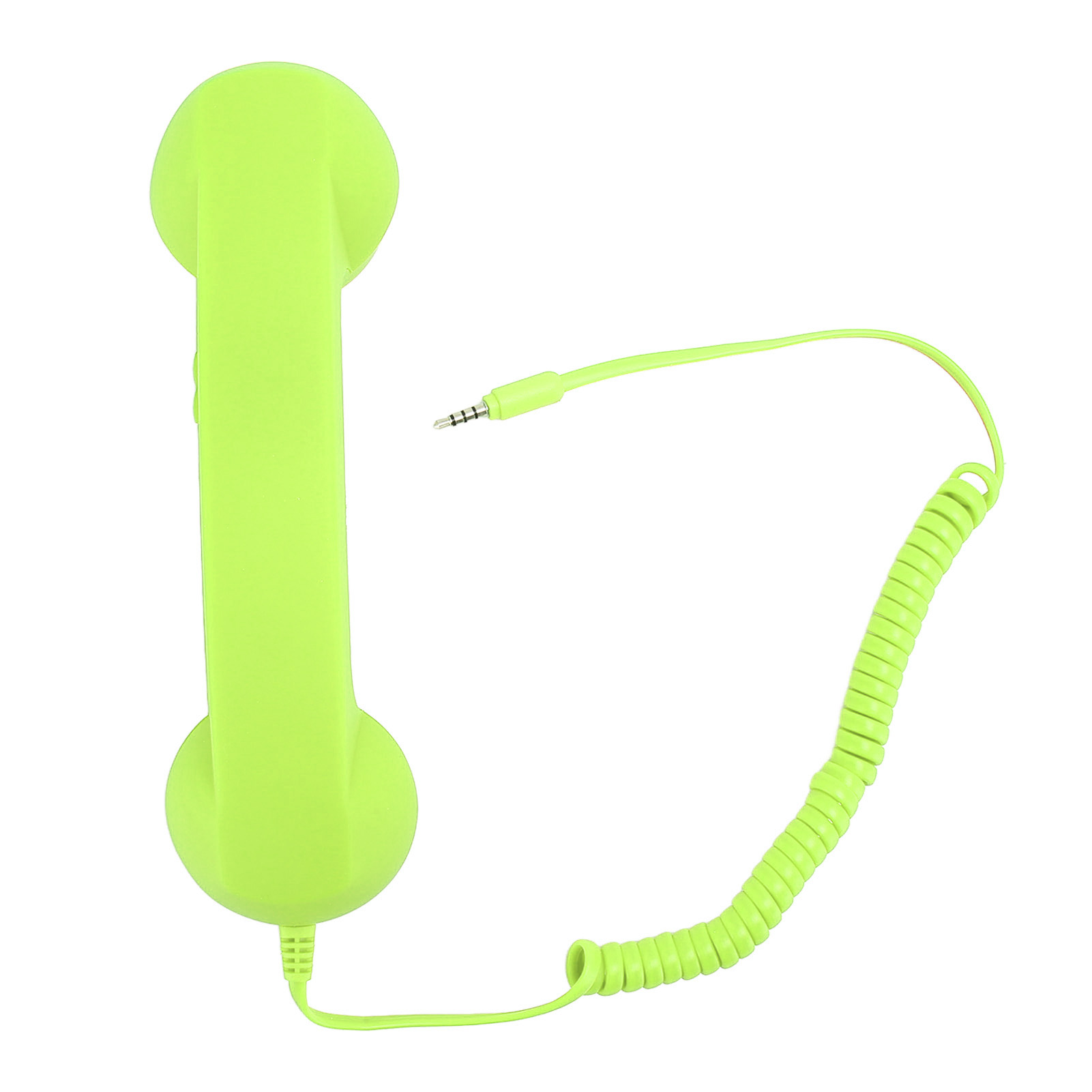 Retro-telefonhörer Mit 3,5-mm-klinkenstecker, Strahlungsarm, Für Smartphone Und Pc – Grüne Ausführung