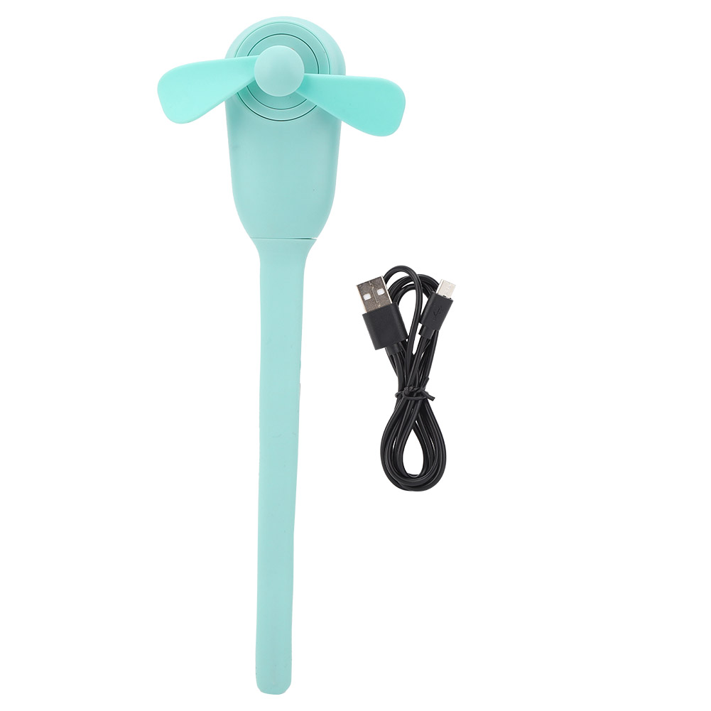 Tragbarer Und Usb-aufladbarer Taschenventilator – Multifunktional – Grün