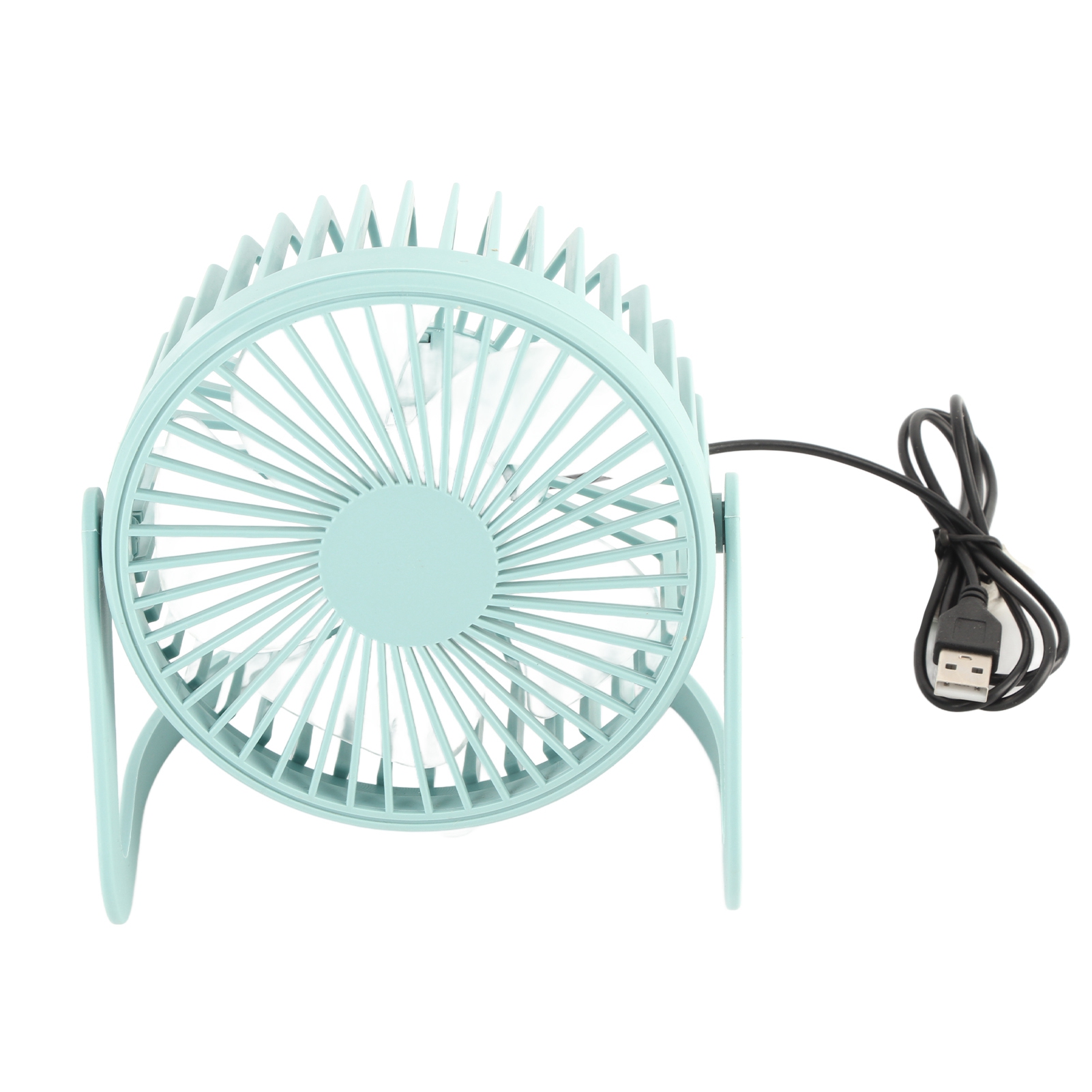 Mini-usb-tischventilator, Leise, Schneller Motor, Für Auto, Zuhause, Büro, Innen- Und Außenbereich, Hellblau
