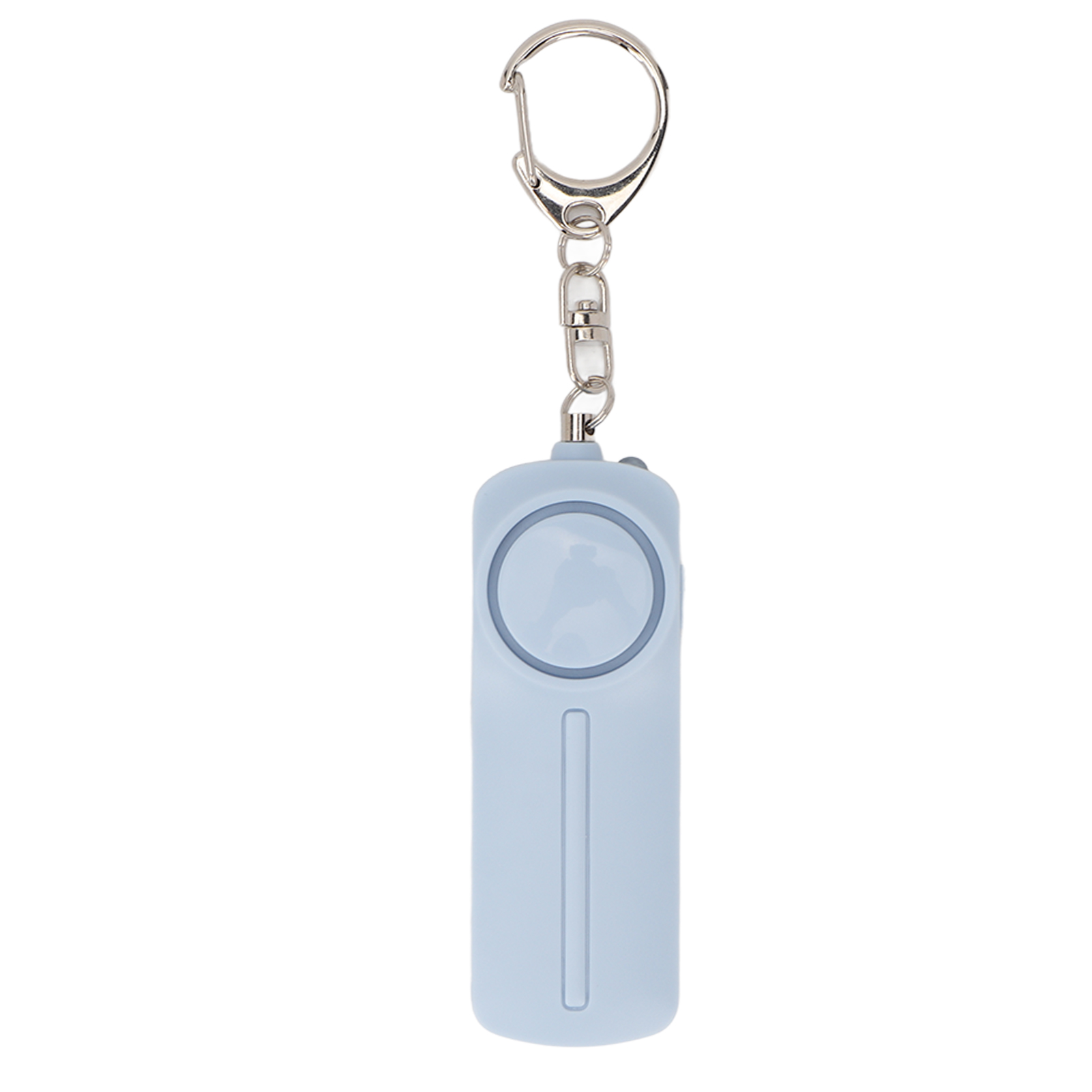 Leistungsstarker 130db-personenalarm Mit Led-licht, Für Frauen, Kinder Und Ältere Menschen, Hellblau, Mini Und Tragbar.