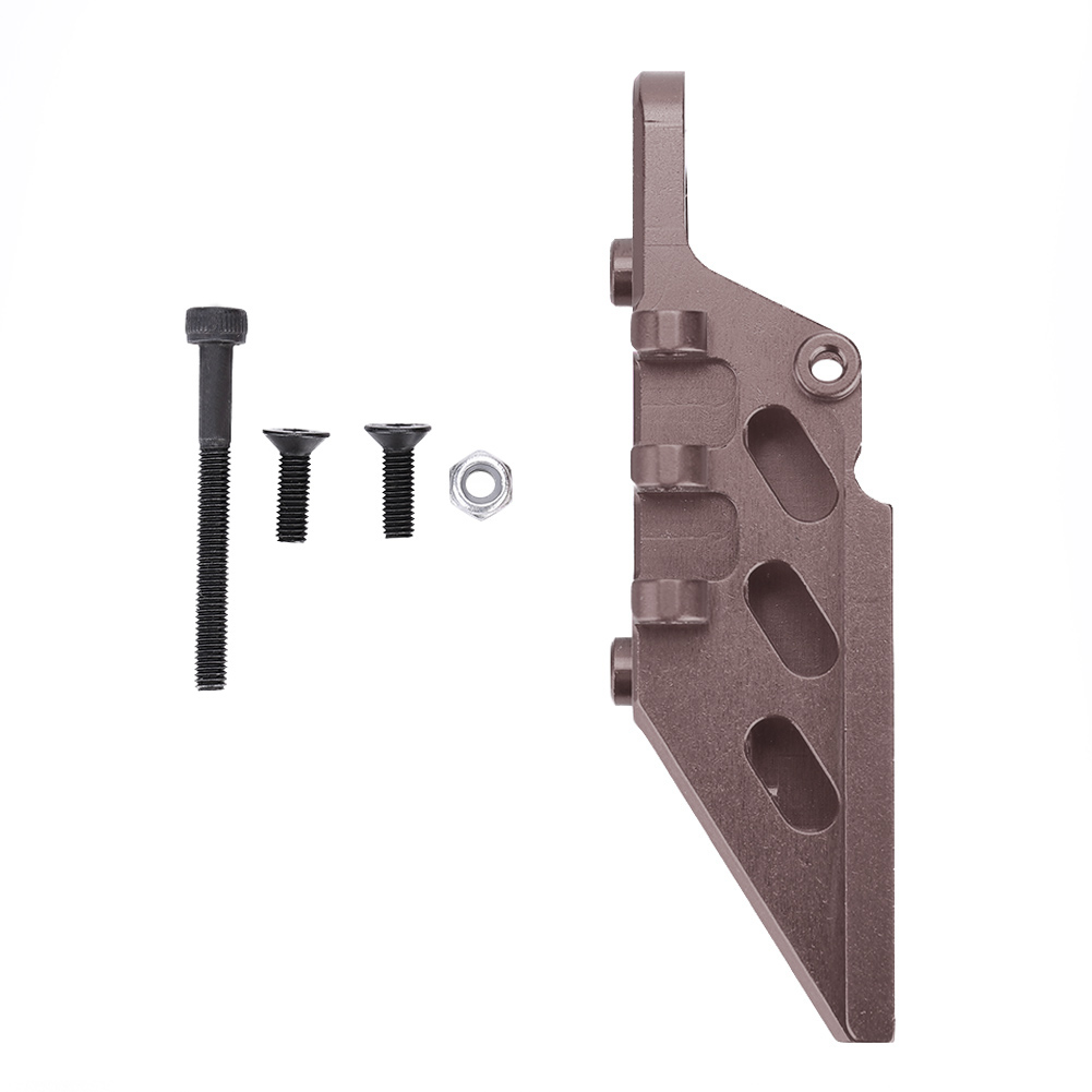 4-lenker-hinterachs-montagehalterung Aus Aluminiumlegierung Für Axial Ax90056 Jeep Wrangler - Rc-teil (titangrau)