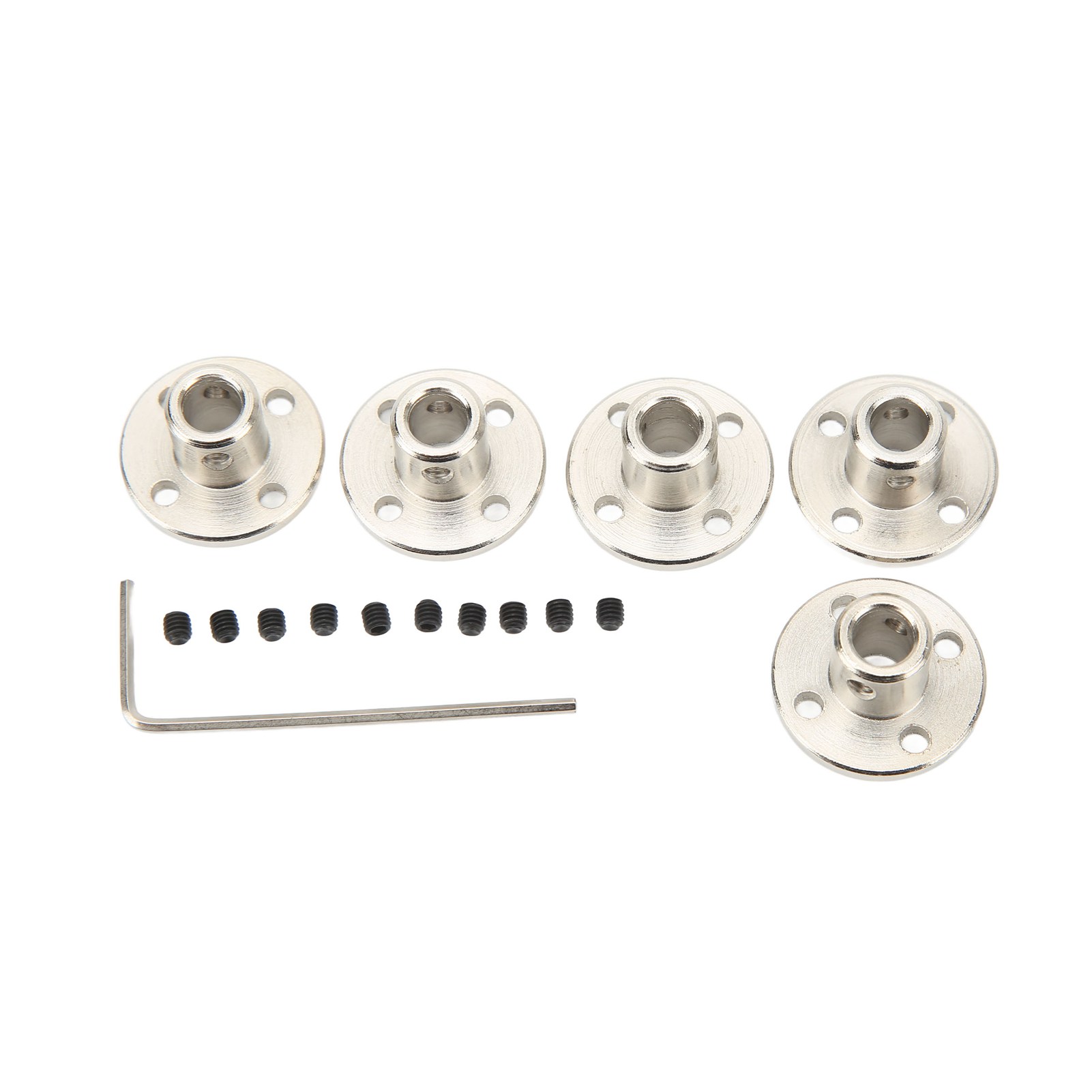 5-teilige 6-mm-starrwellenkupplung Mit Flansch Für Rc-modellmotoren, Achsenzubehör Und Führungsteile
