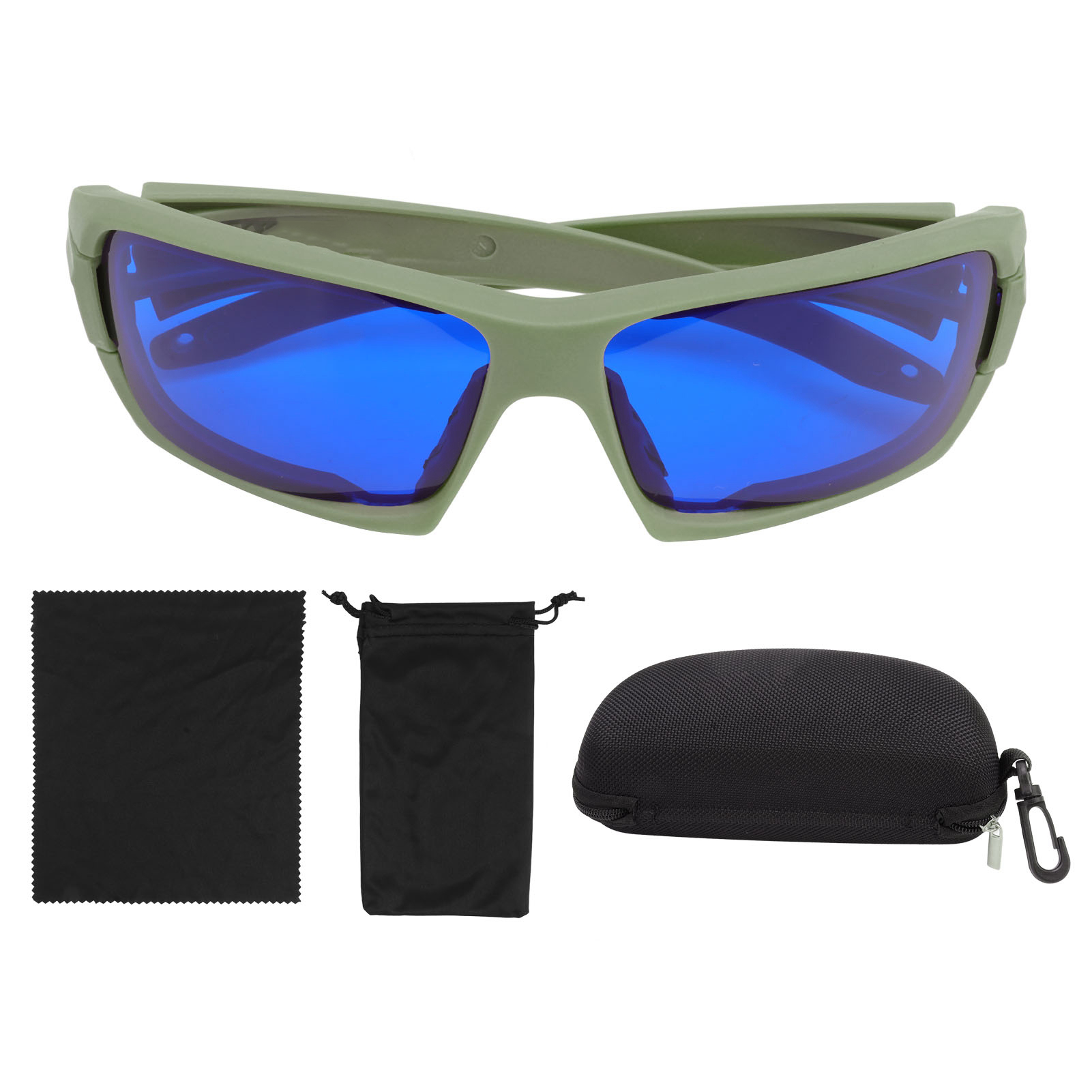 Golfball-suchbrille Mit Hd-uv-schutz Und Winddichtem Design Für Outdoor-radtouren, Olivgrün