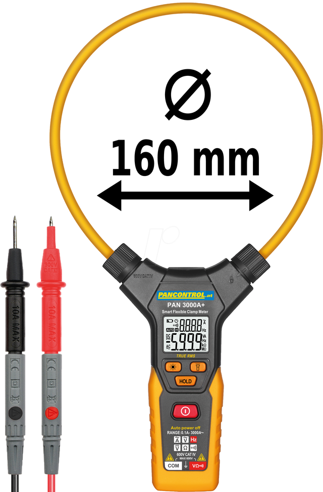 Pancontrol PAN 3000A+ Flexible Stromzange 3000A AC True RMS