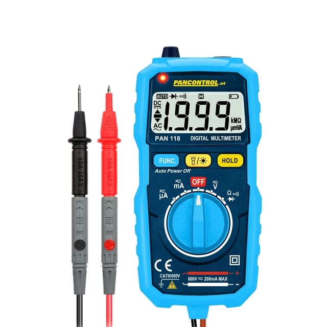 Pancontrol PAN 118 Digital Multimeter 600V CAT III