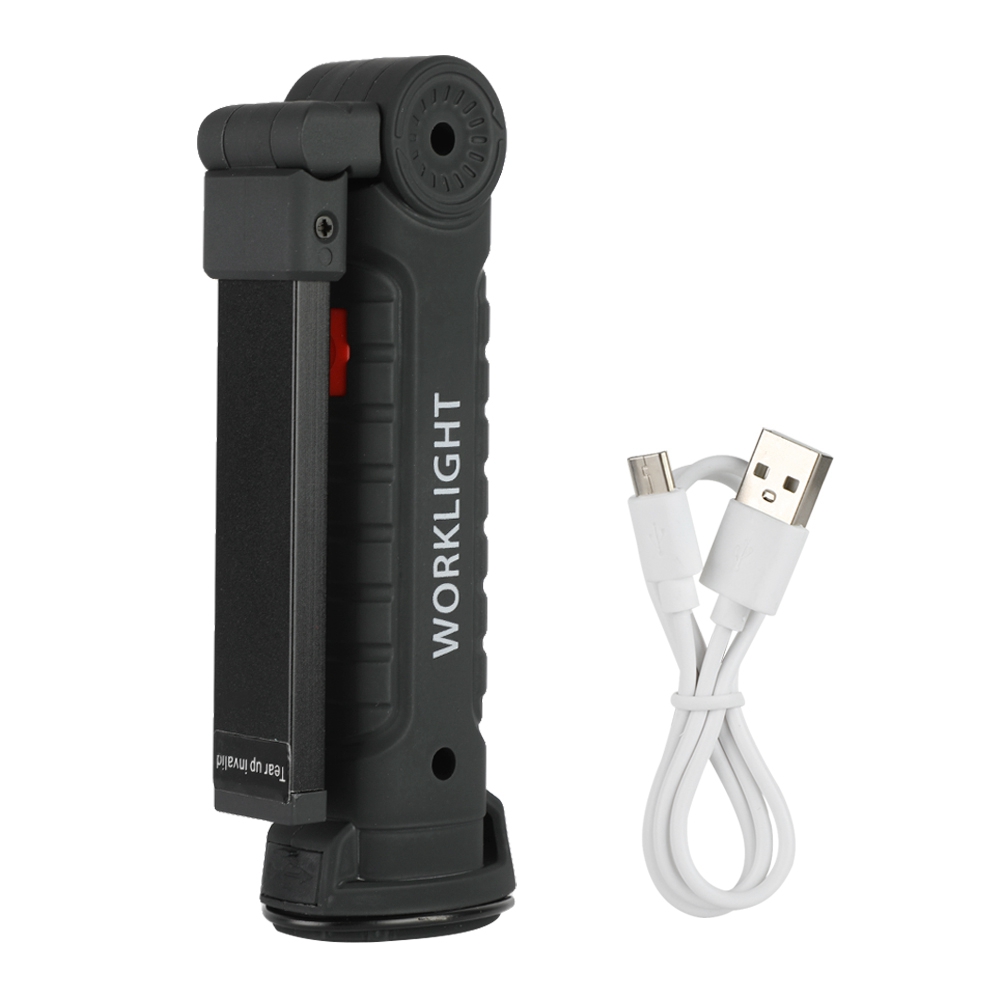 Faltbare Led-arbeitsleuchte Mit Usb-ladegerät Und Magnet, Für Camping Und Notfälle, Leistungsstarke Beleuchtung.