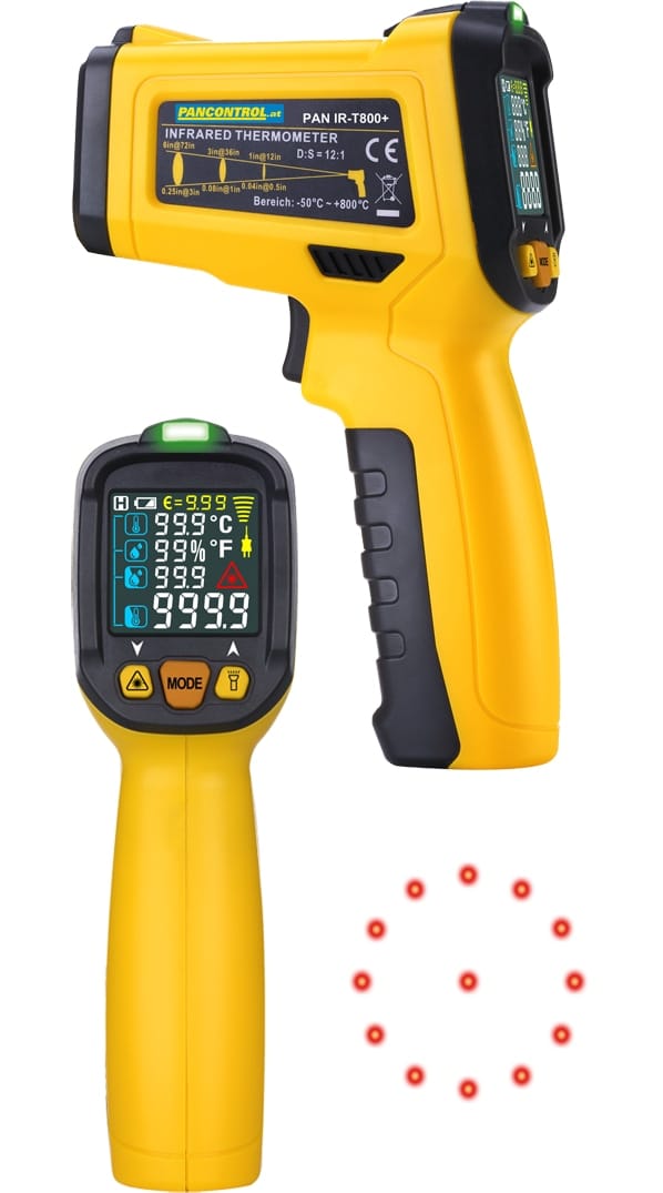 Pancontrol PAN IR-T800+ Profi Infrarot Thermometer bis 800°C