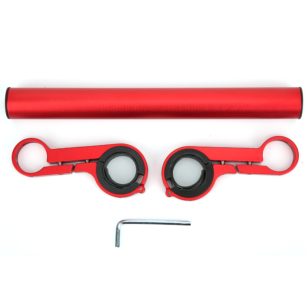 Doppelte Fahrradlichthalterung Mit Clip - Multifunktionale Lenkerverlängerung Für Fahrradbeleuchtung, Fahrradzubehör (20 Mm)