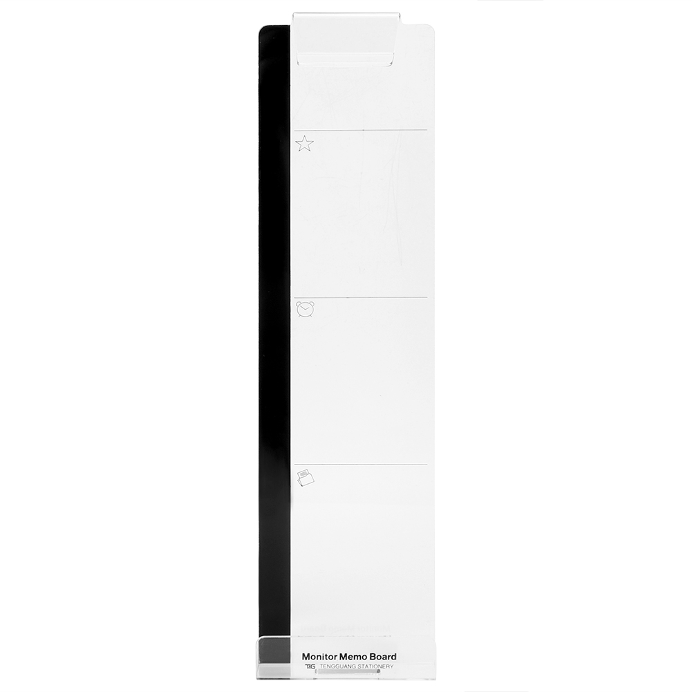 Acryl-notiztafel Für Computerbildschirm - Selbstklebende Memotafel (rechte Seite)