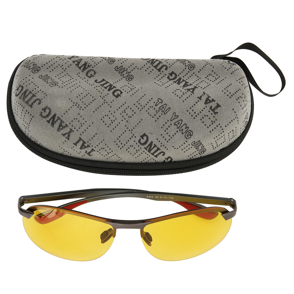 Herren-nachtfahrbrille Mit Polarisierenden Gläsern Aus Al-mg-legierung Tac 4302