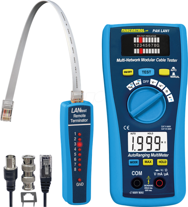 Pancontrol PAN LAN1 LAN Tester Und Digital Multimeter CAT III 300V