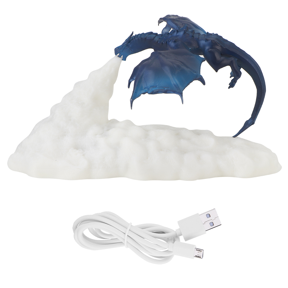 3d-feuerdrachen-nachttischlampe, Usb-aufladbar, Dekoration Und Weihnachtsgeschenk
