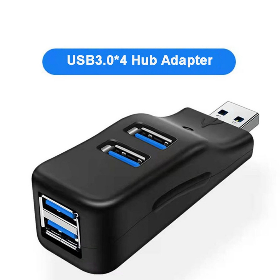 Usb 3.0 Hub, 4-port-usb-adapter, Mini-desktop-hub Für Laptop Und Pc