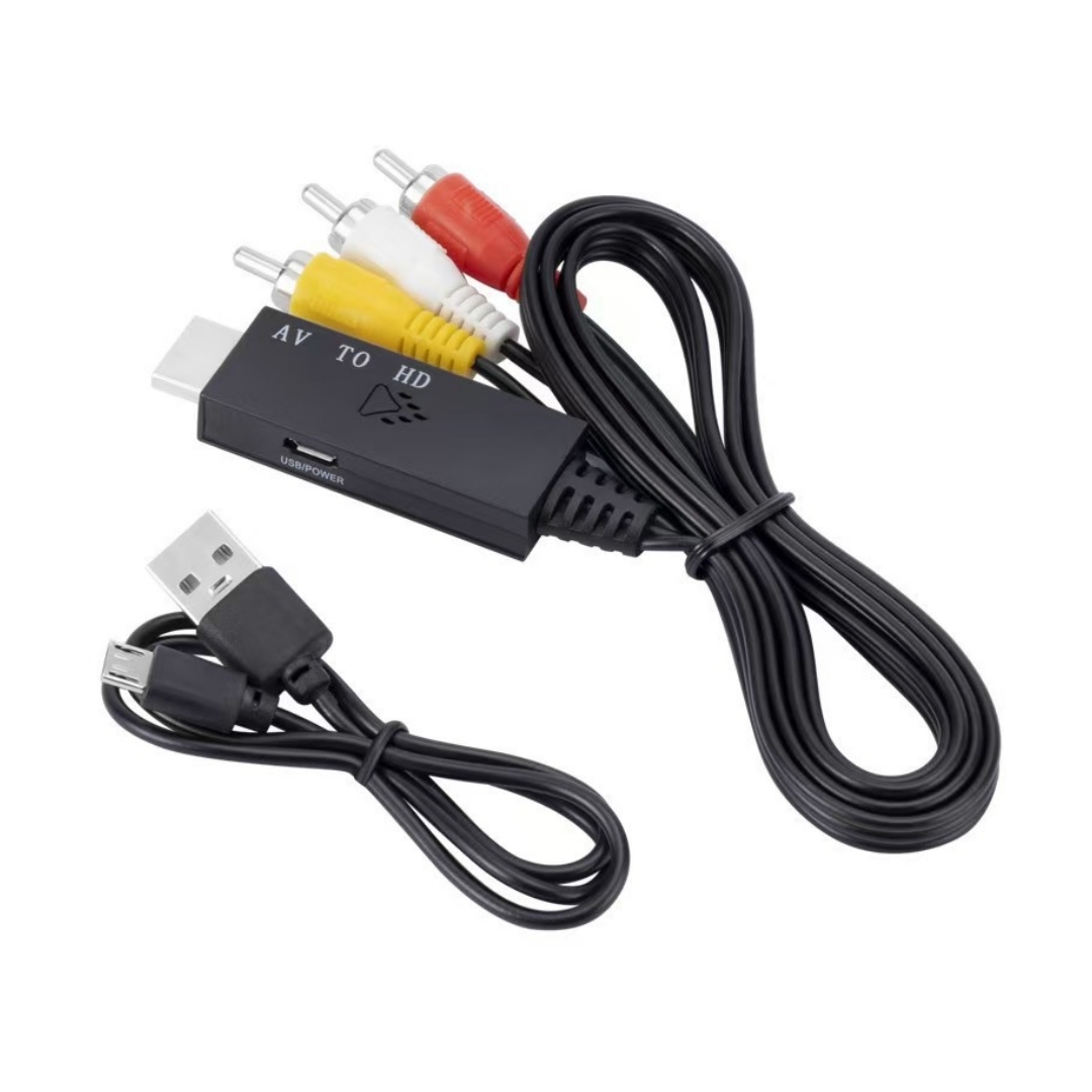 Av-zu-hdmi-konverterkabel Für Spielekonsolen, Rca-hdmi-adapter
