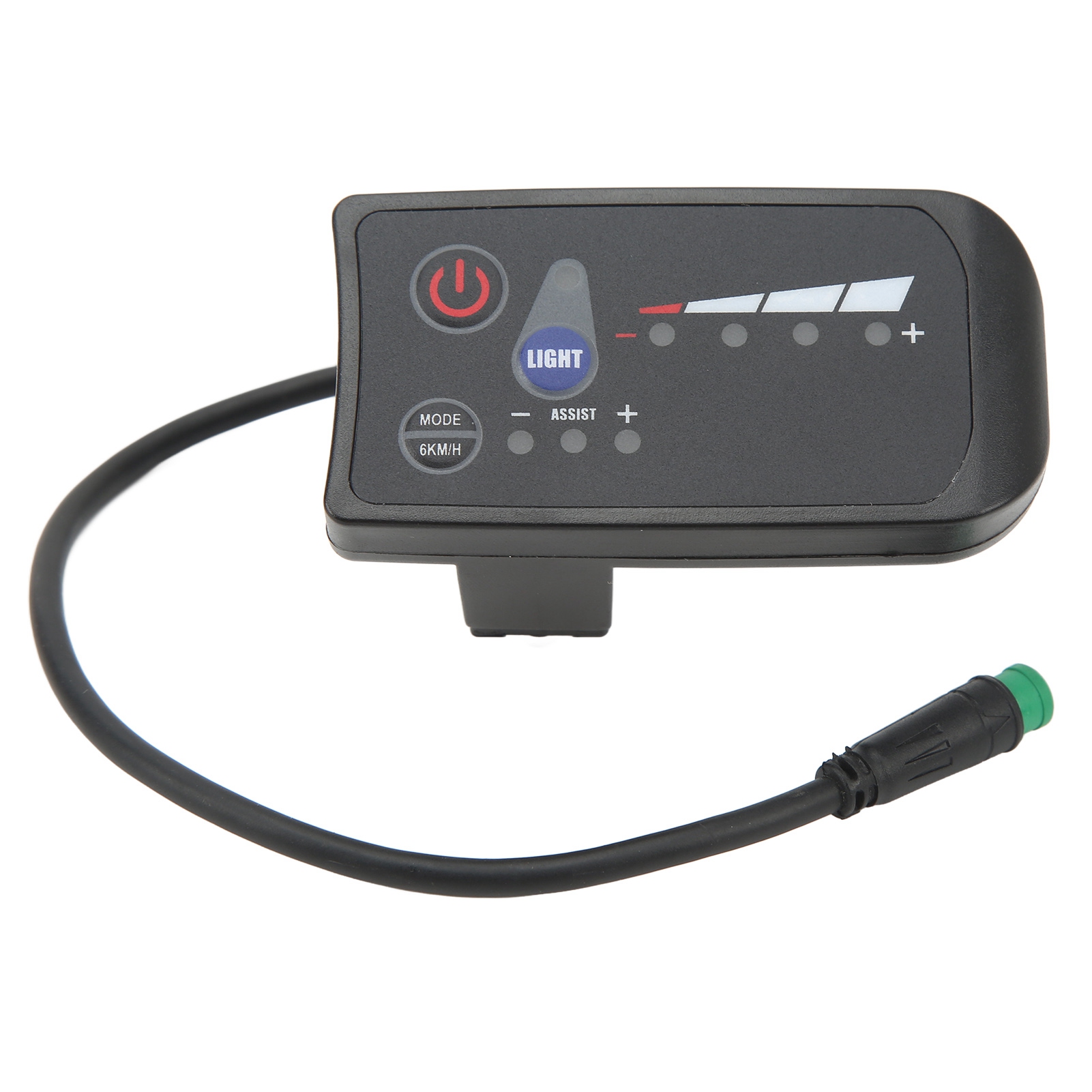 48-v-leistungsmesser Für E-bikes, Wasserdichtes Led-display Mit 5-poliger Schnittstelle Und Abs-gehäuse